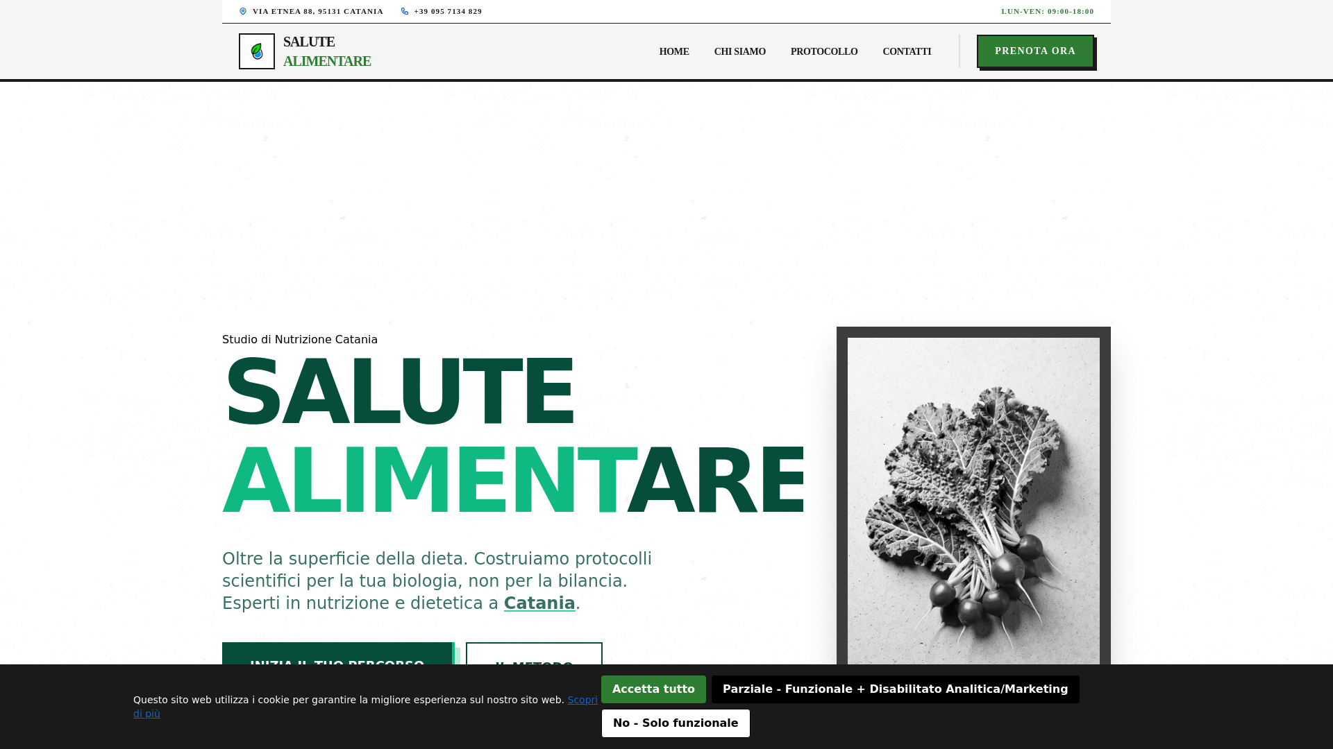 website screenshot of https://salutelimentareitms.info/