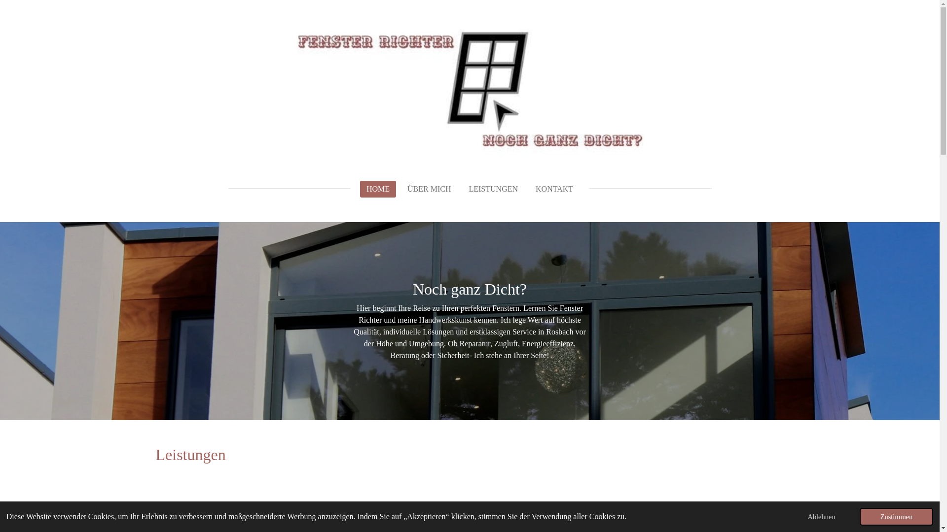 website screenshot of https://fensterrichter.com/