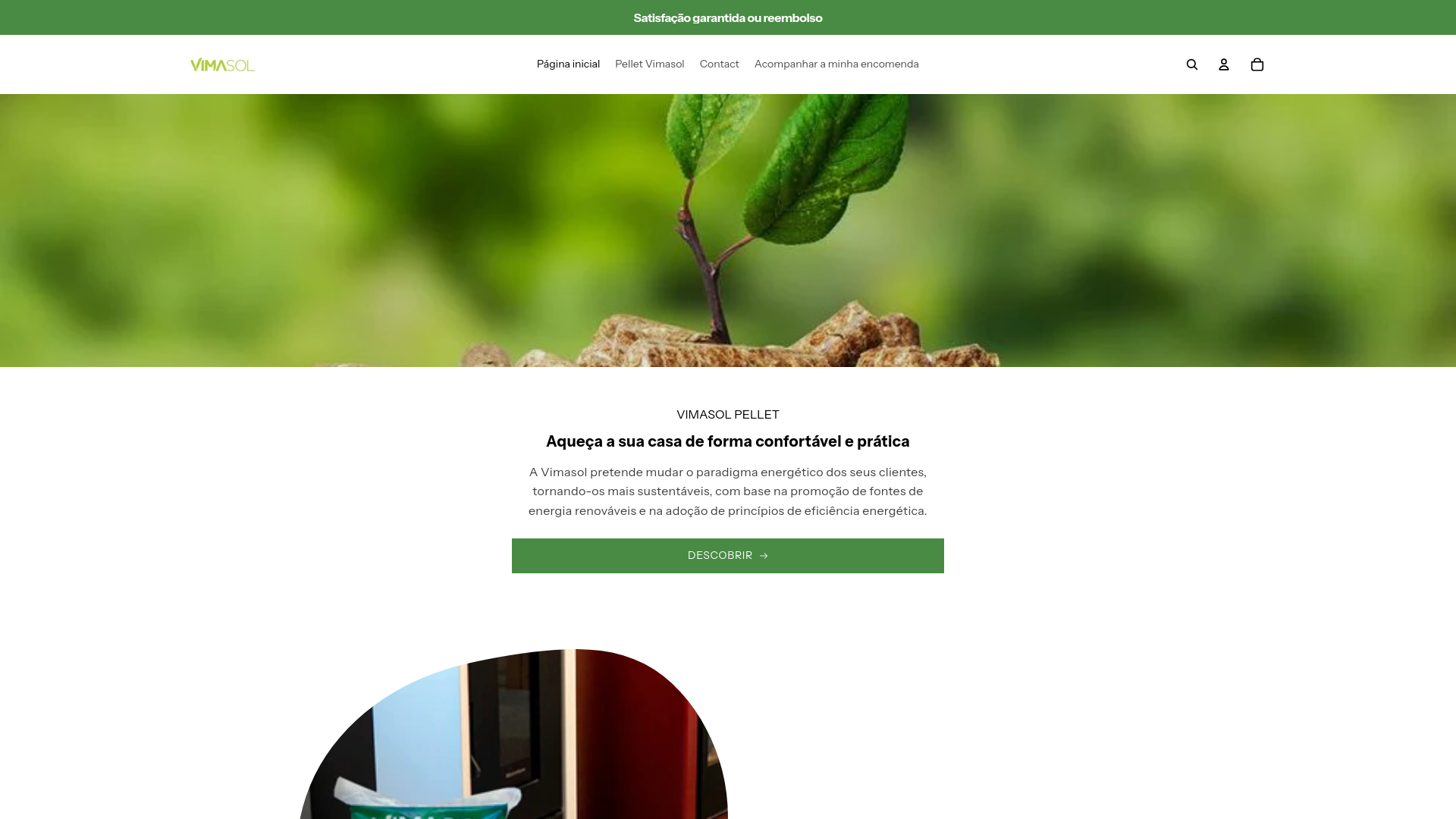 website screenshot of https://vimasolenergiaspellet.com/