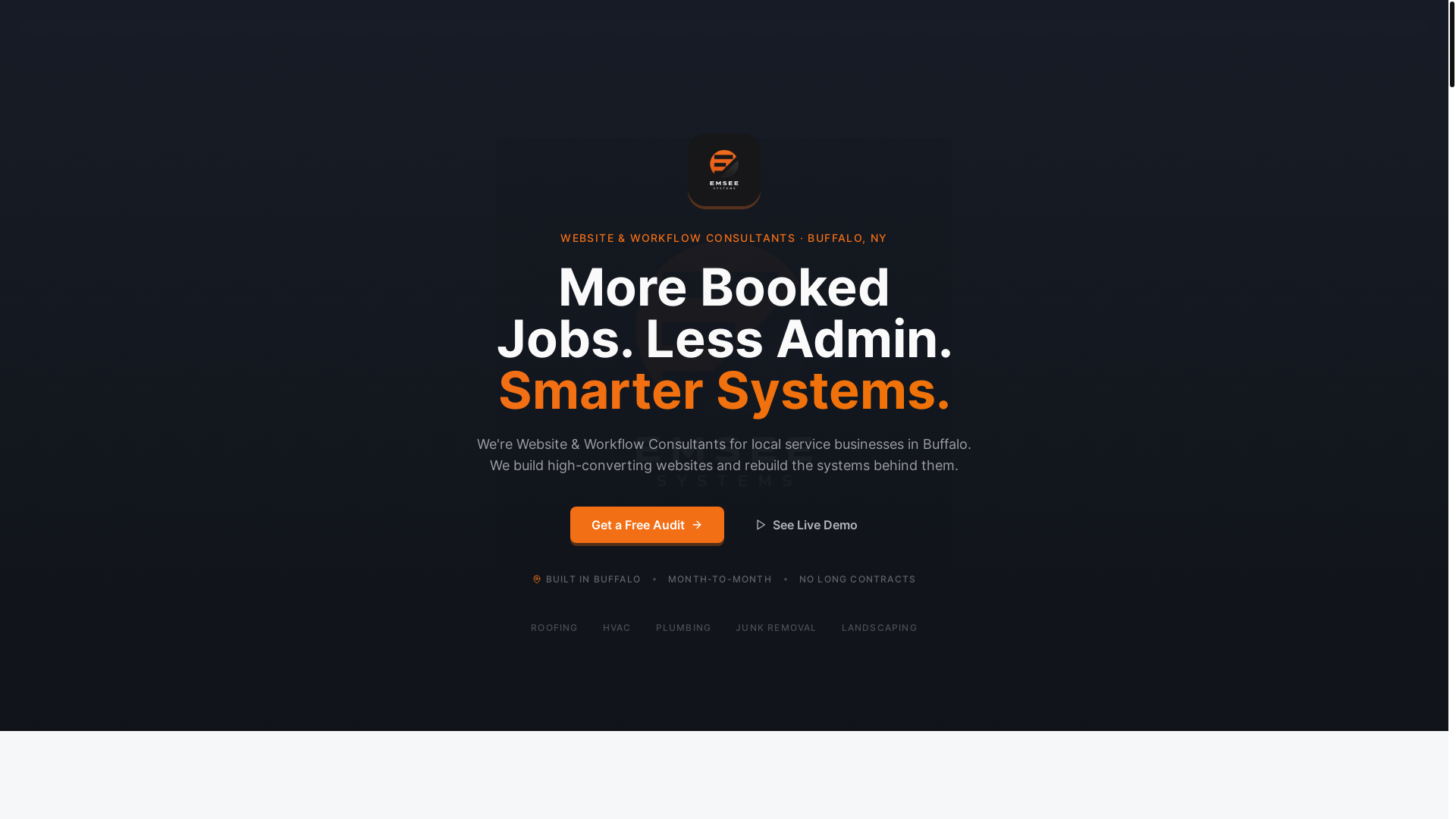 website screenshot of https://emsee-systems.com/