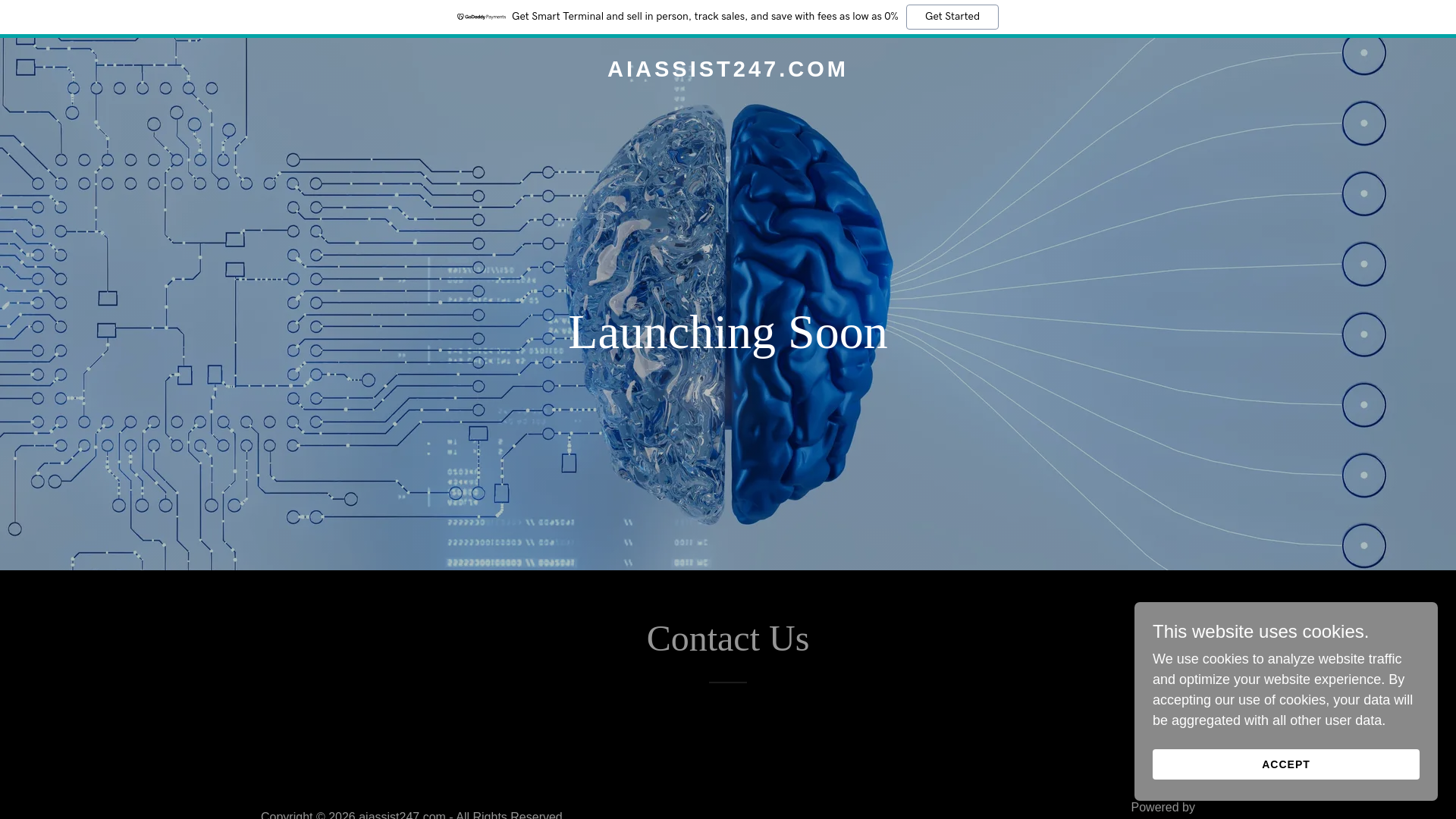 website screenshot of https://aiassist247.com/