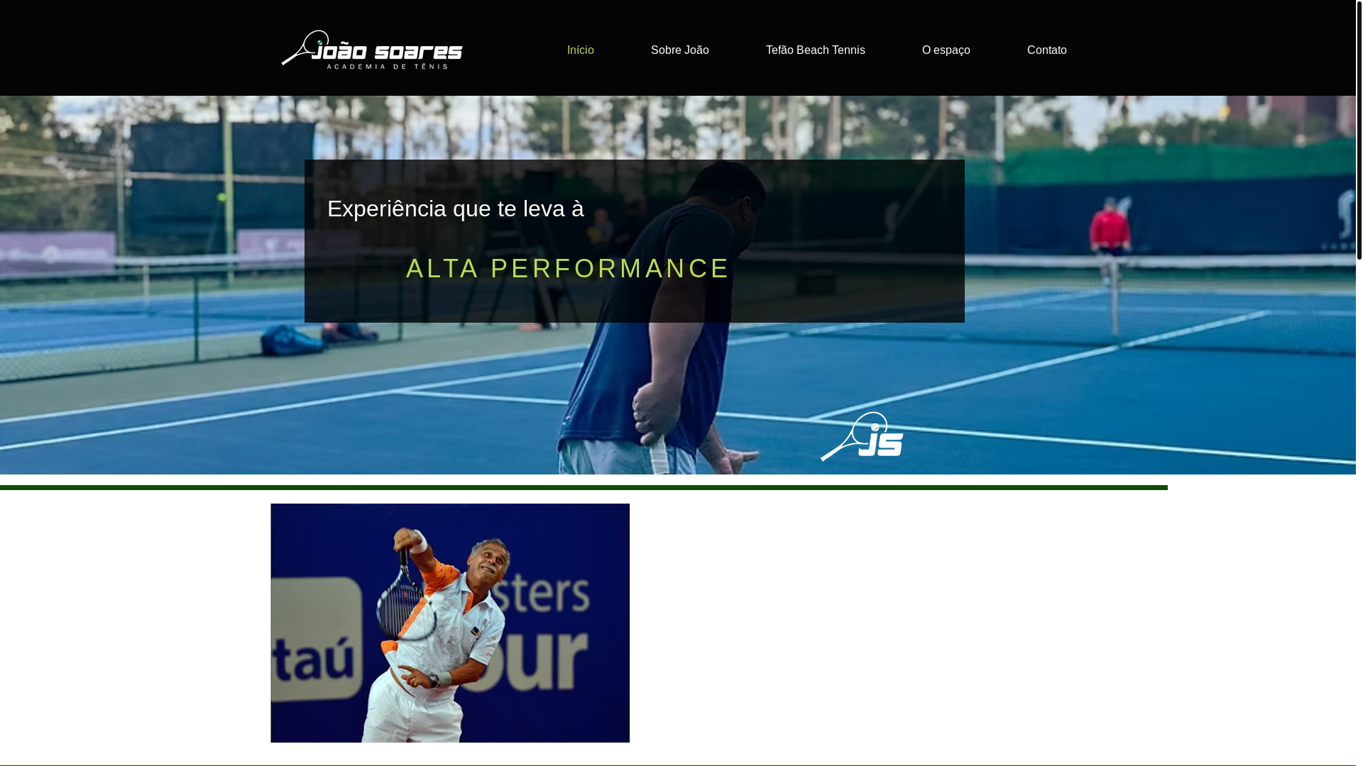 website screenshot of https://joaosoaresacademia.com.br/