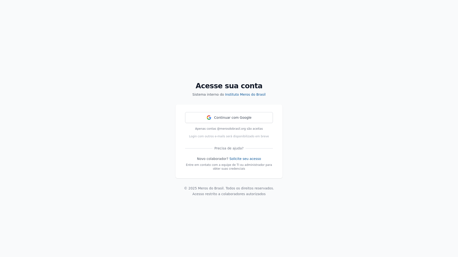 website screenshot of https://intranet-merosdobrasil.org/