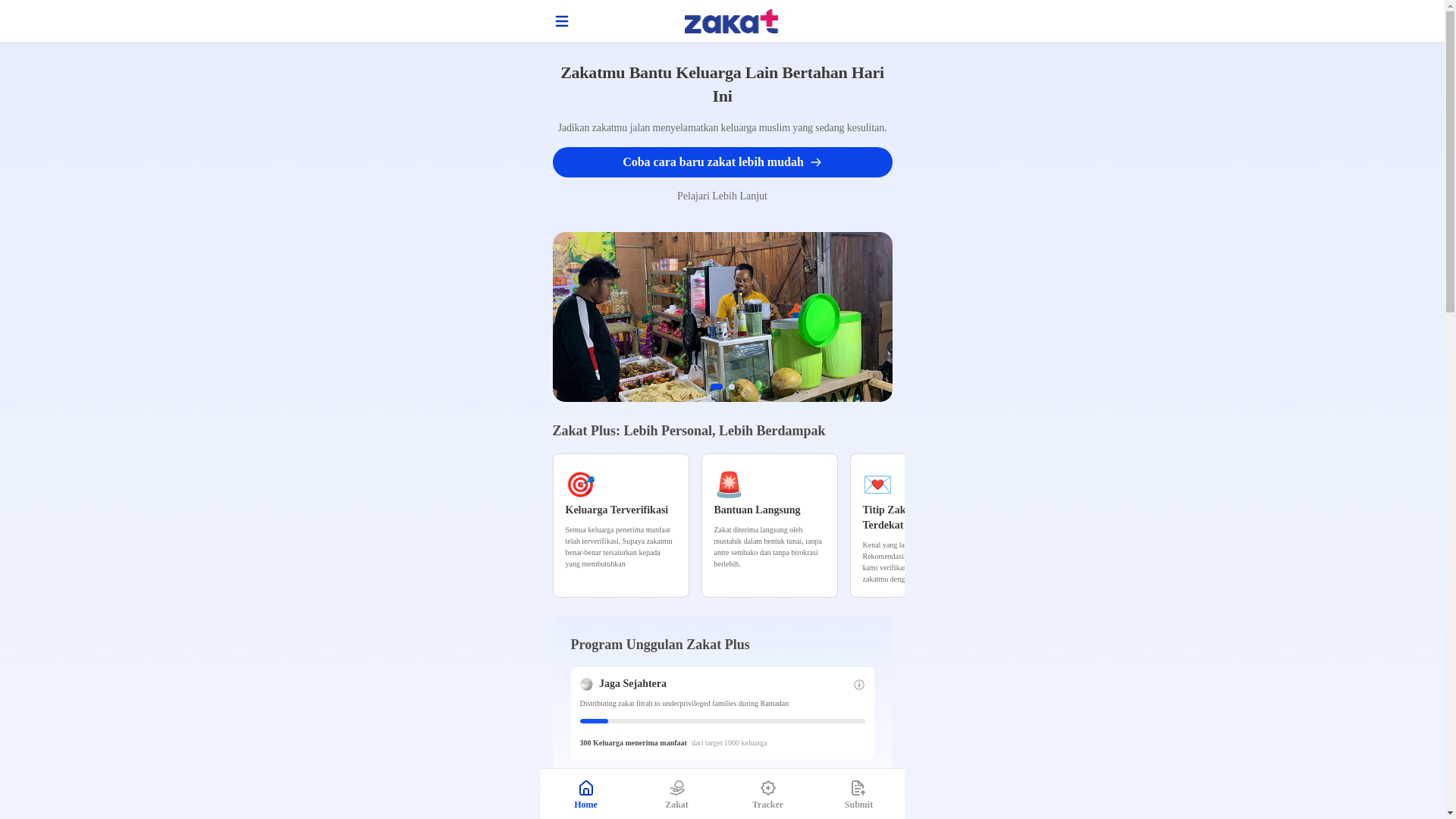 website screenshot of https://zakatplus.pages.dev/
