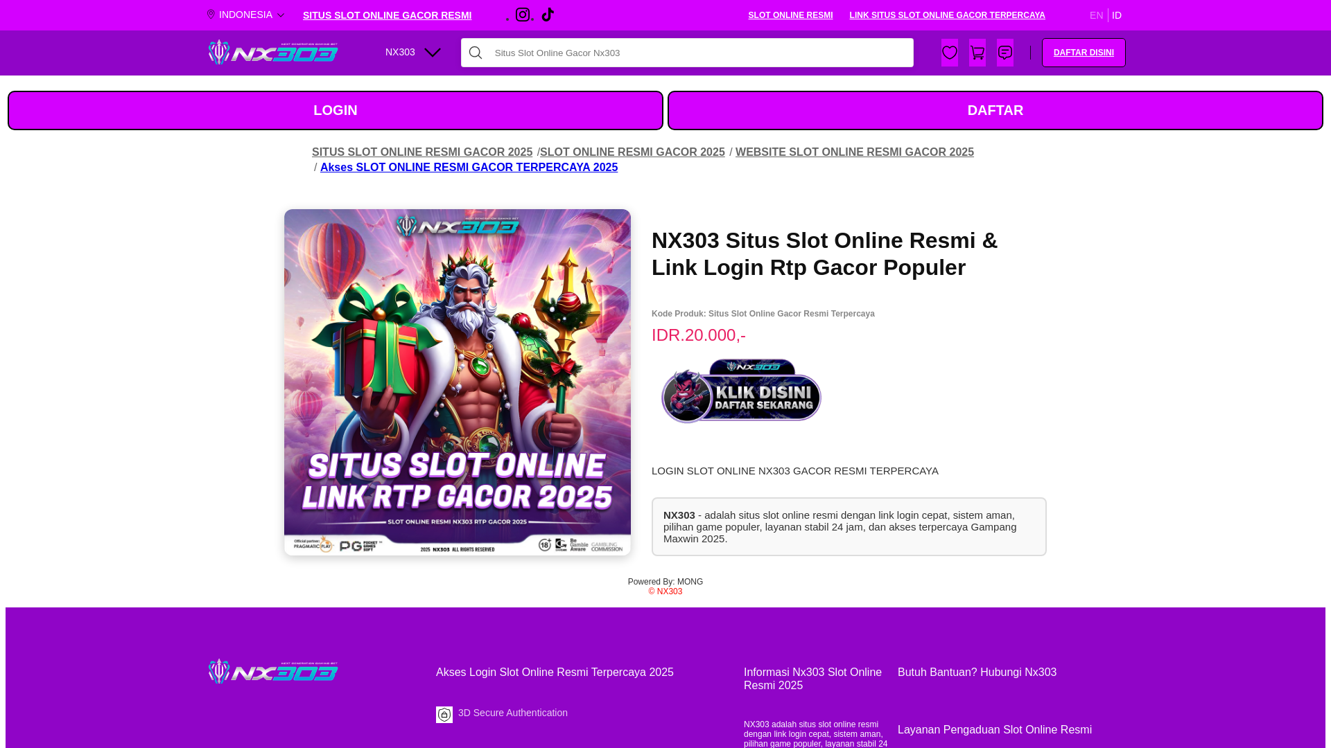 website screenshot of https://nx303nice-live.pages.dev/