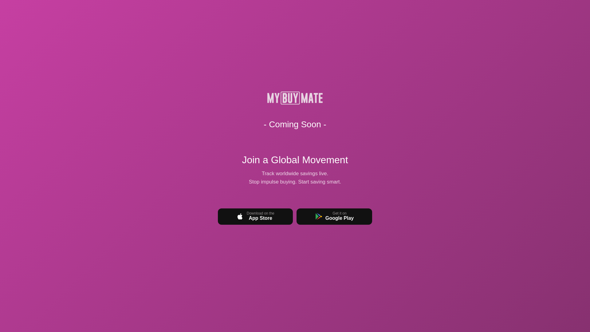 website screenshot of https://mybuymate.app