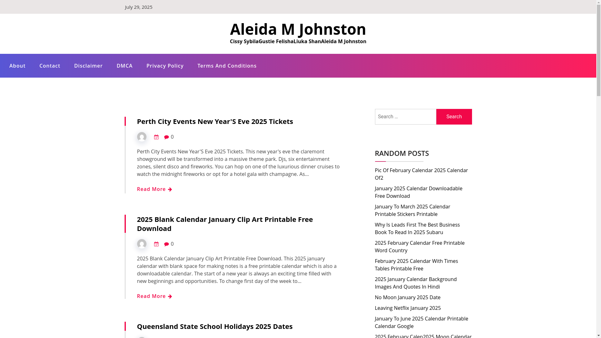 website screenshot of https://aleidamjohnstonj.pages.dev/