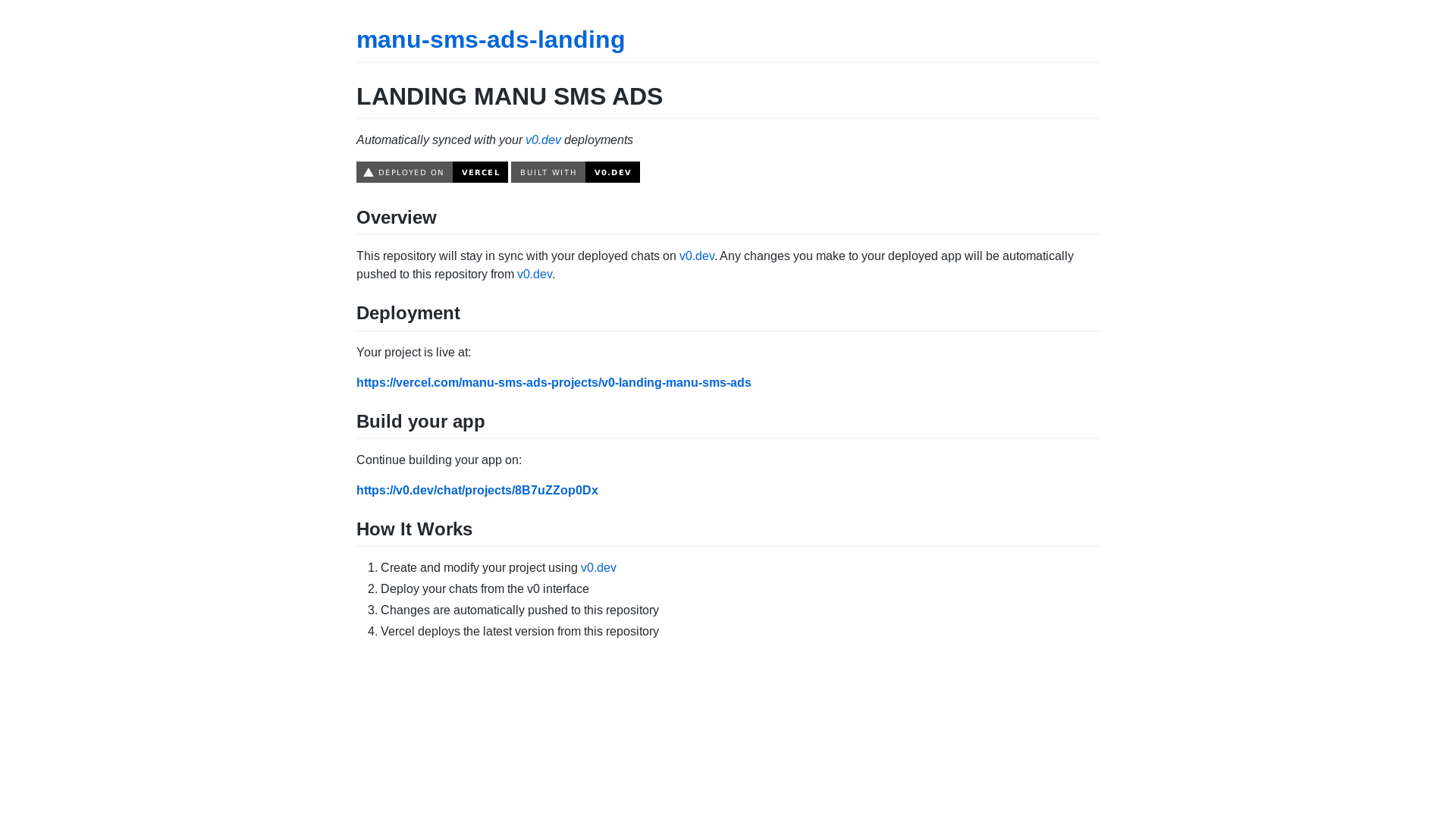website screenshot of https://manusmsads.com/