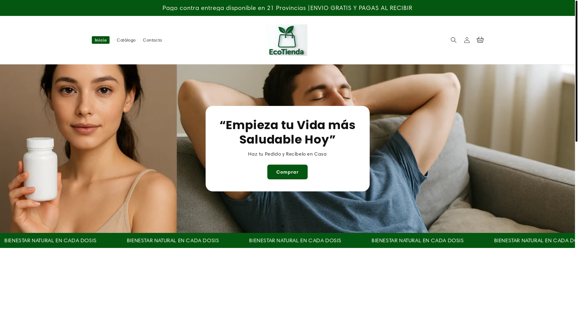 website screenshot of https://ekotienda.site/