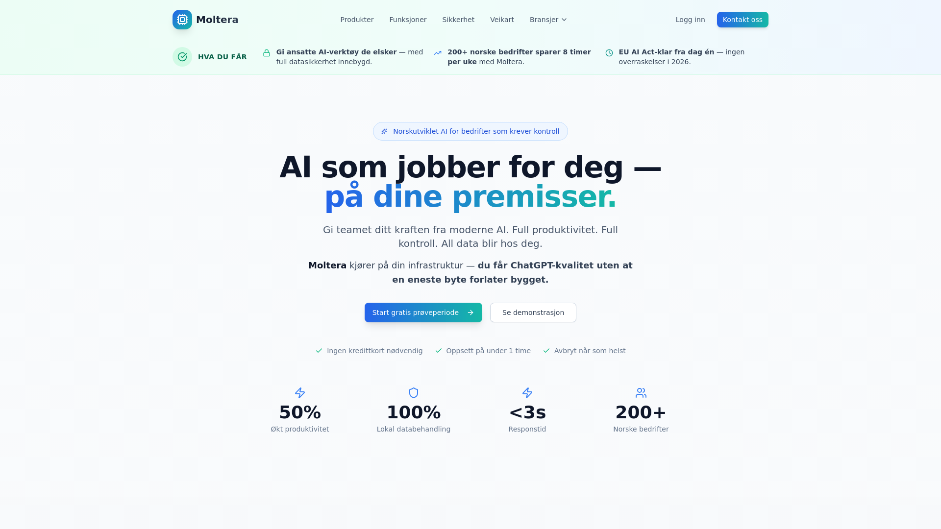 website screenshot of https://moltera.ai/
