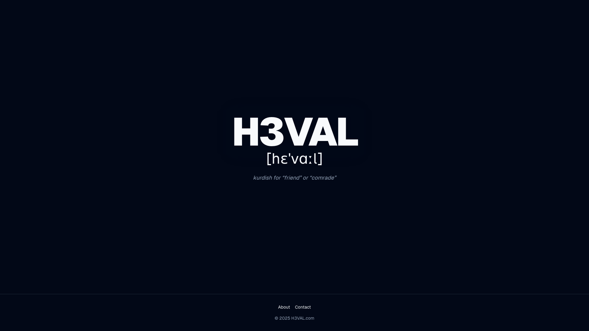 website screenshot of https://h3val-com.pages.dev/