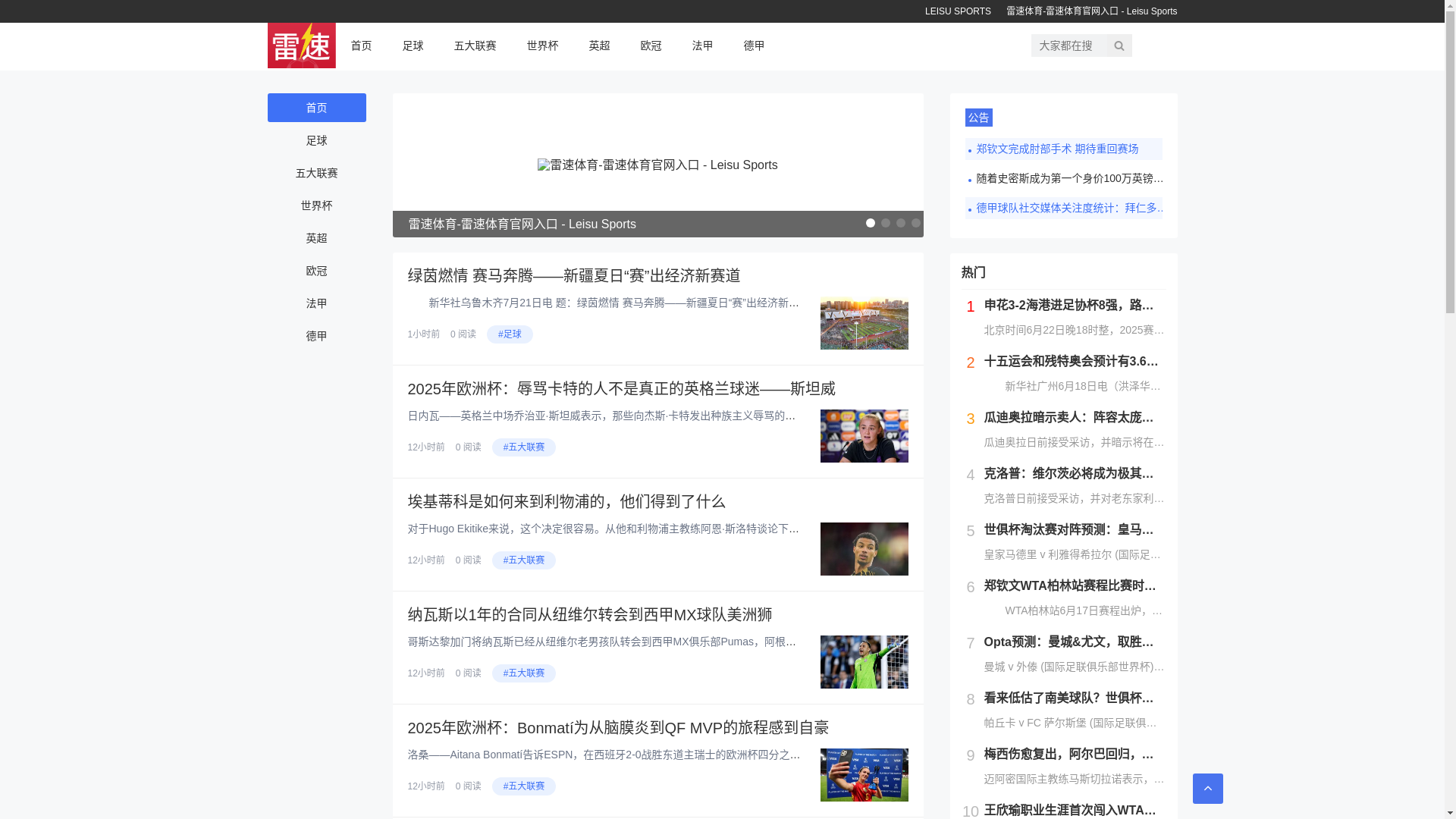 website screenshot of https://fast-leisusport.com/