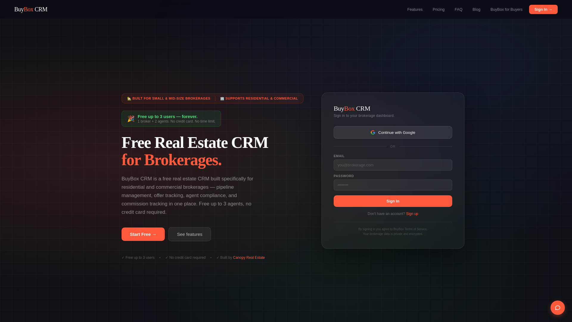 website screenshot of https://buyboxcrm-staging.pages.dev/