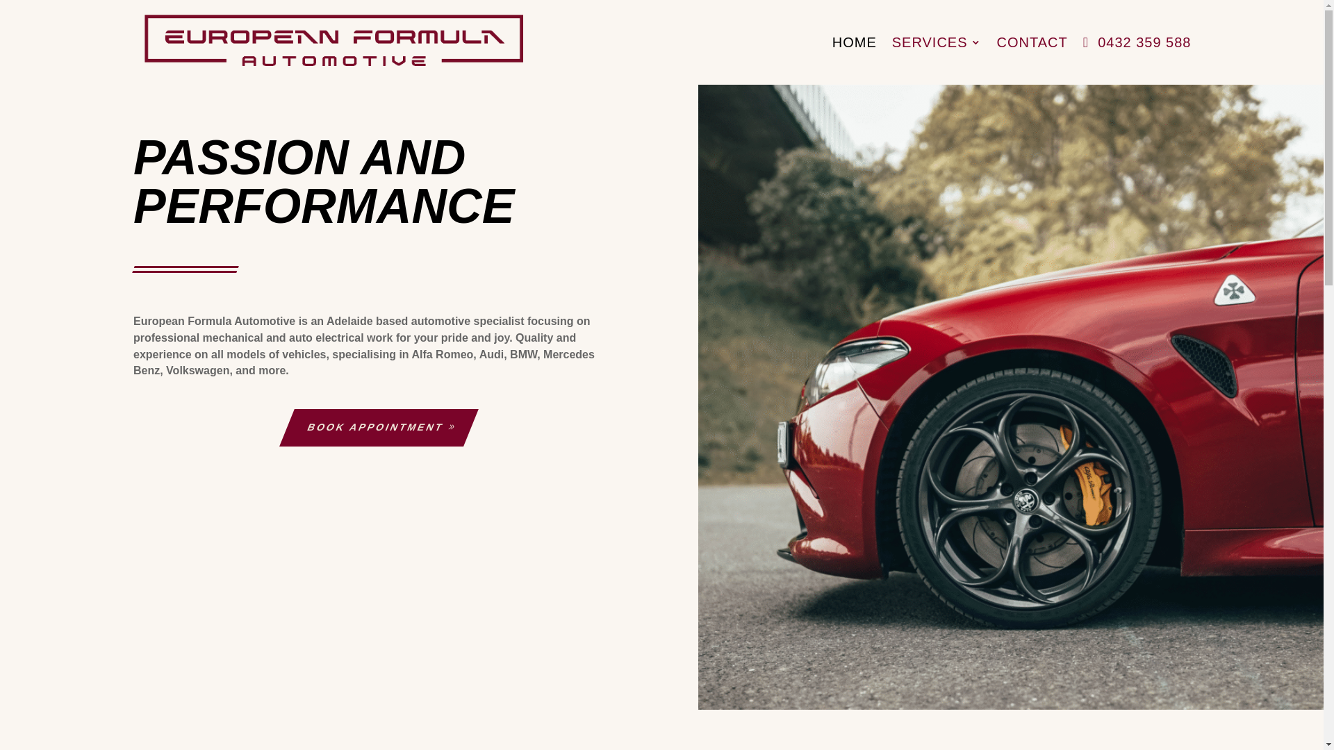 website screenshot of https://europeanformula.online/