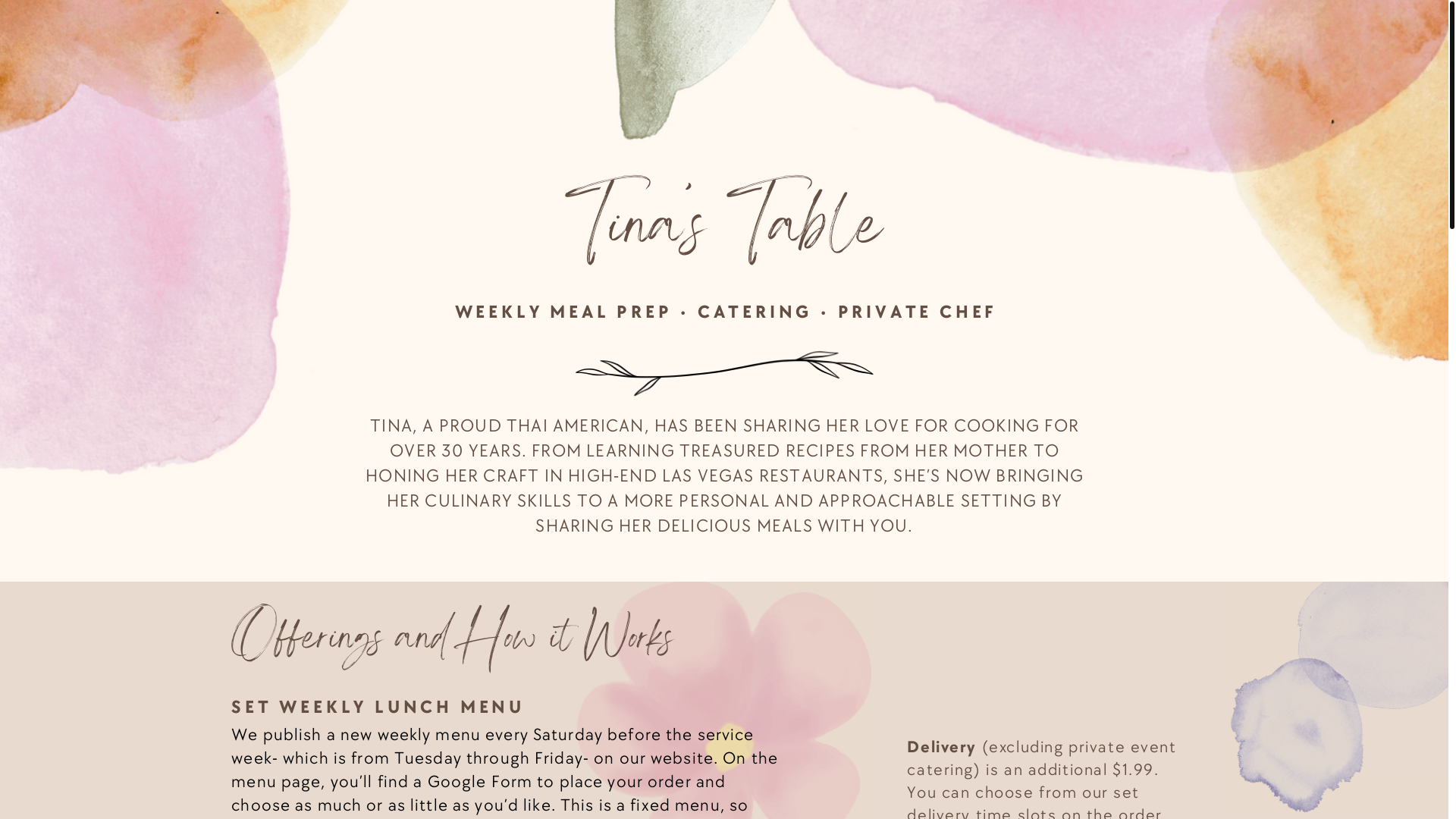 website screenshot of https://tinastablelv.com/
