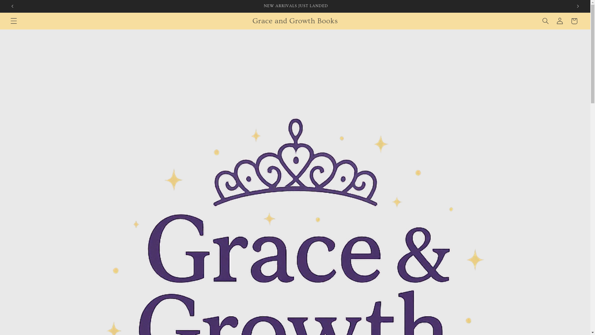 website screenshot of https://graceandgrowthbooks.com/