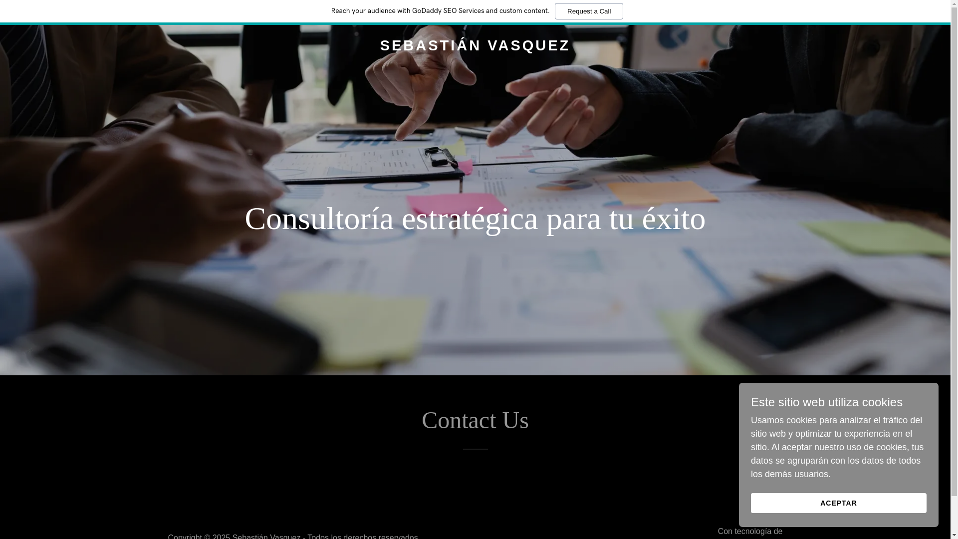 website screenshot of https://sebastian-vasquez.com/