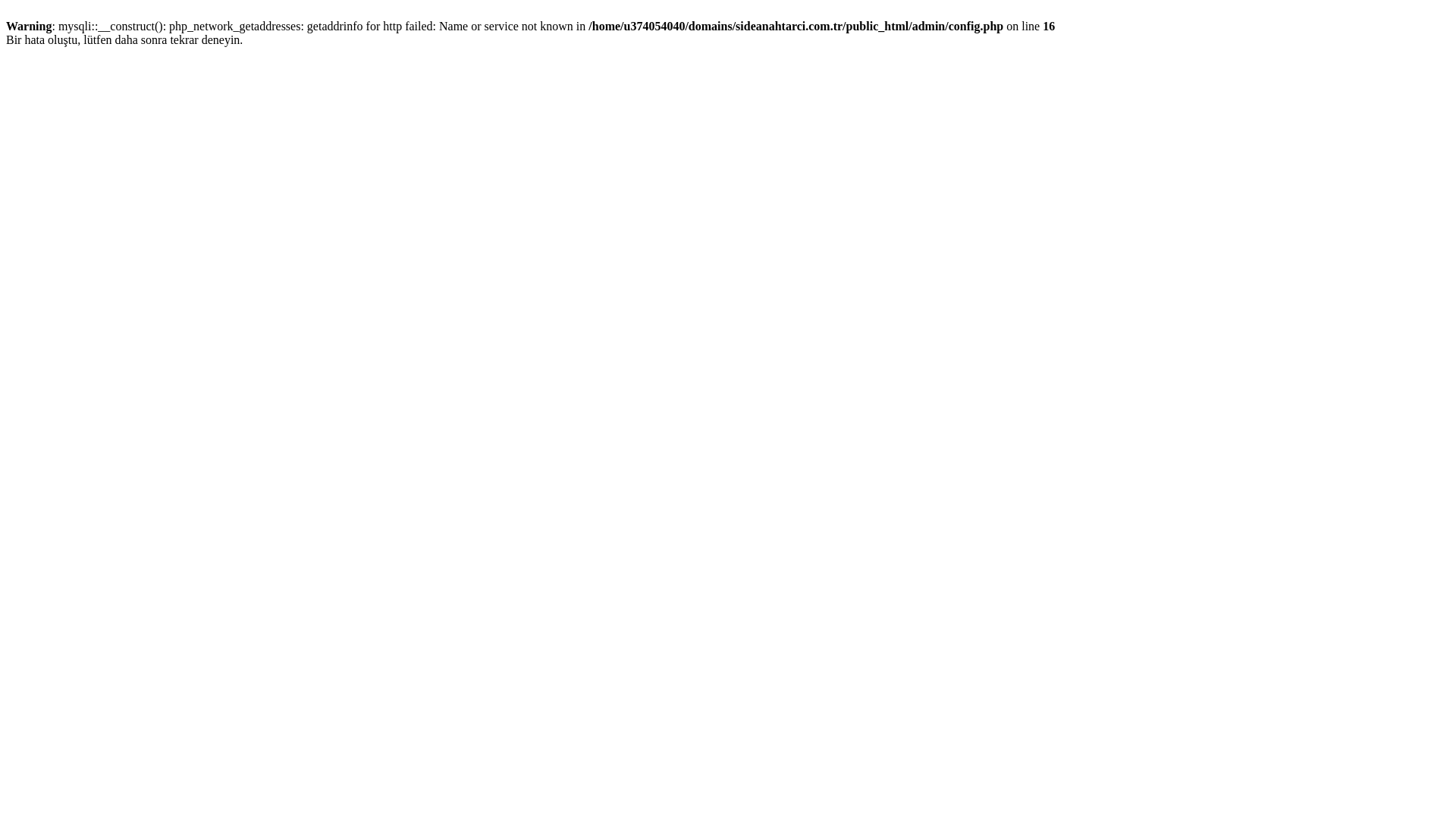 website screenshot of https://sideanahtarci.com.tr/