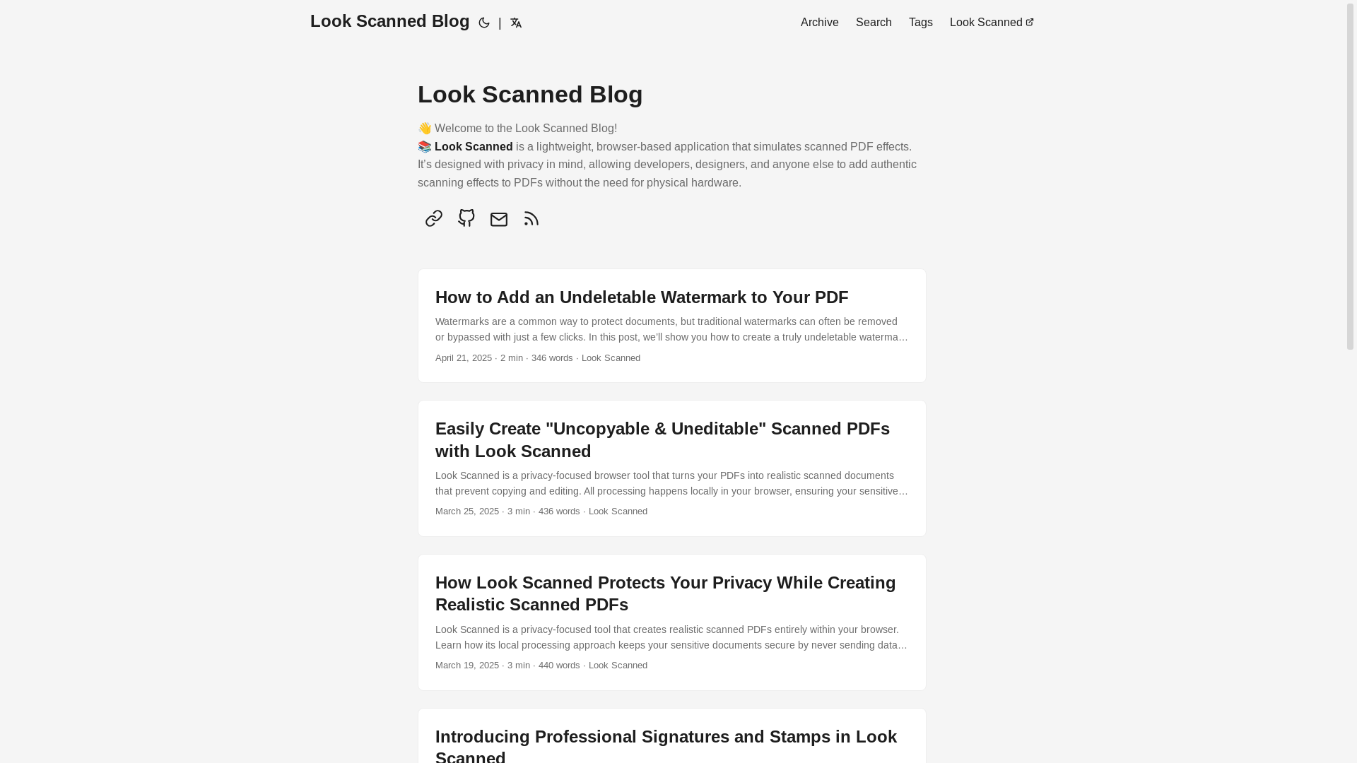 website screenshot of https://lookscanned-blog.pages.dev/