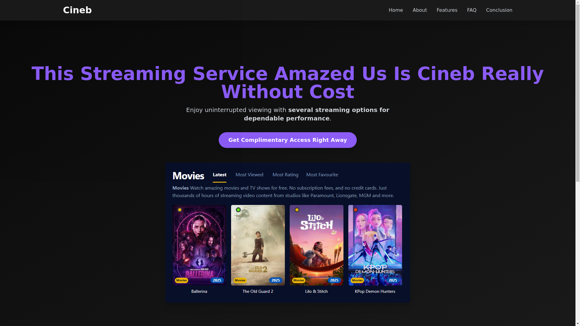 website screenshot of https://cineb-2zvj.pages.dev/