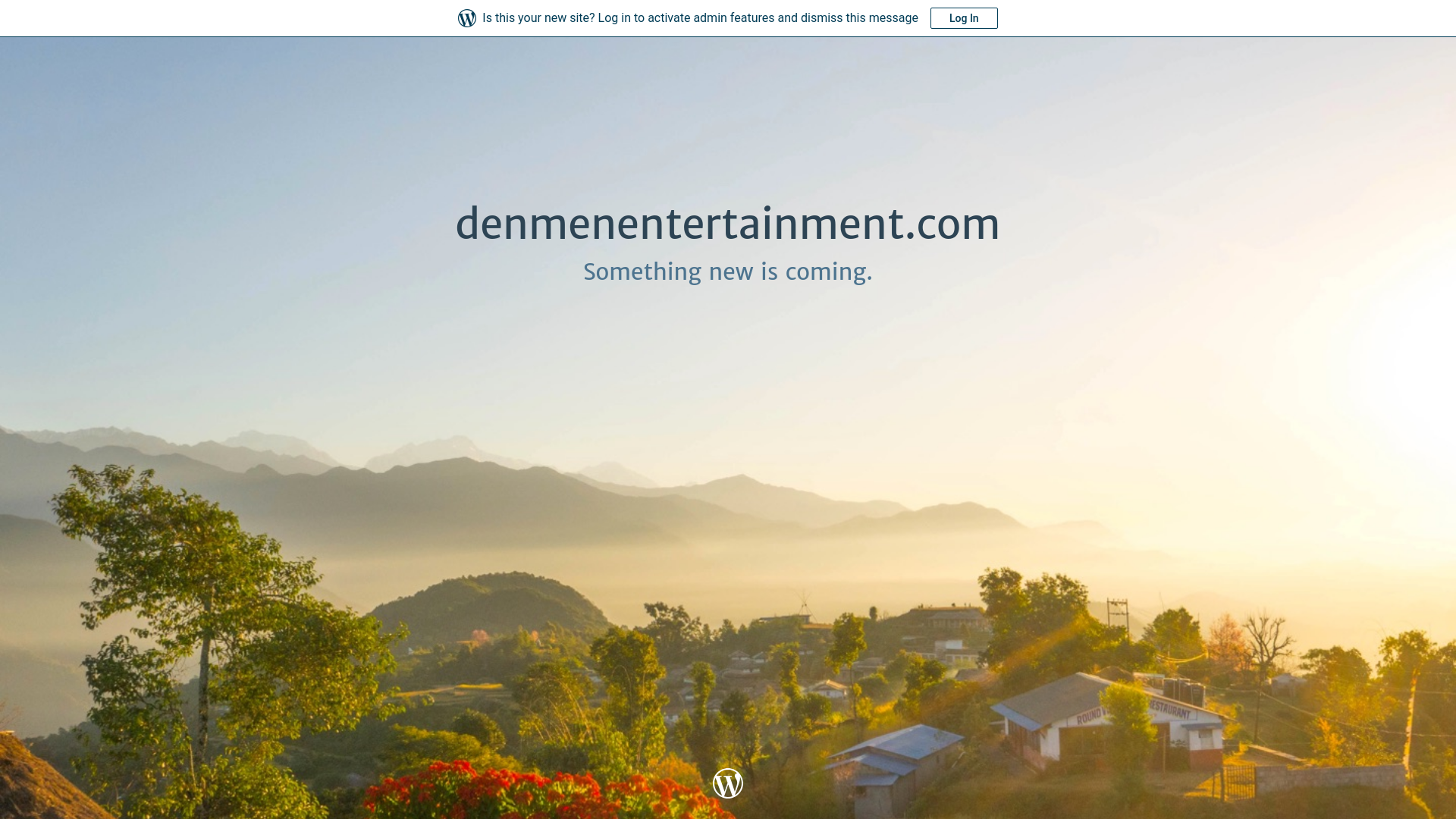 website screenshot of https://denmenentertainment.com/