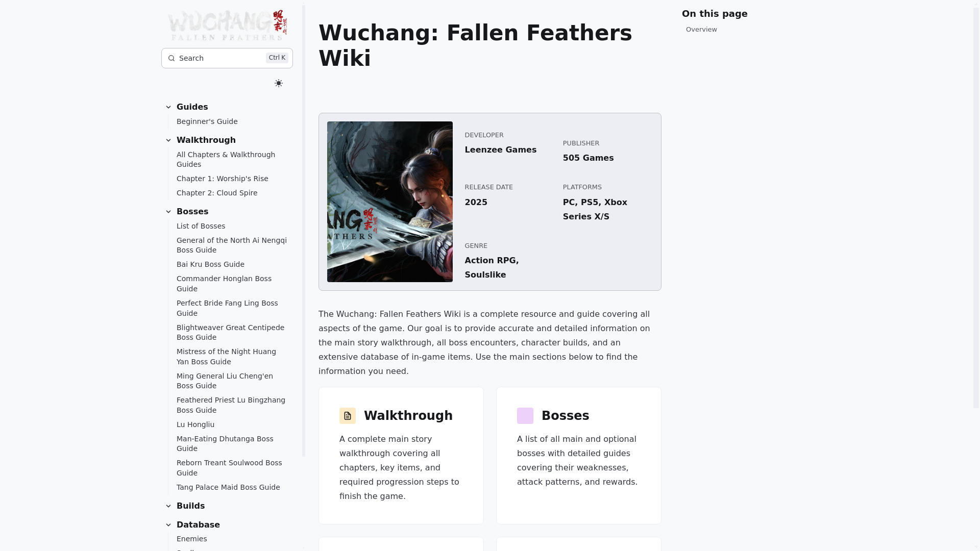 website screenshot of https://wuchangwiki.com/