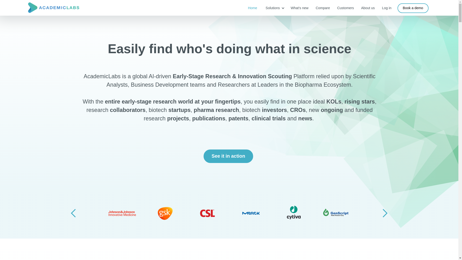 website screenshot of https://academiclabs-us.com/