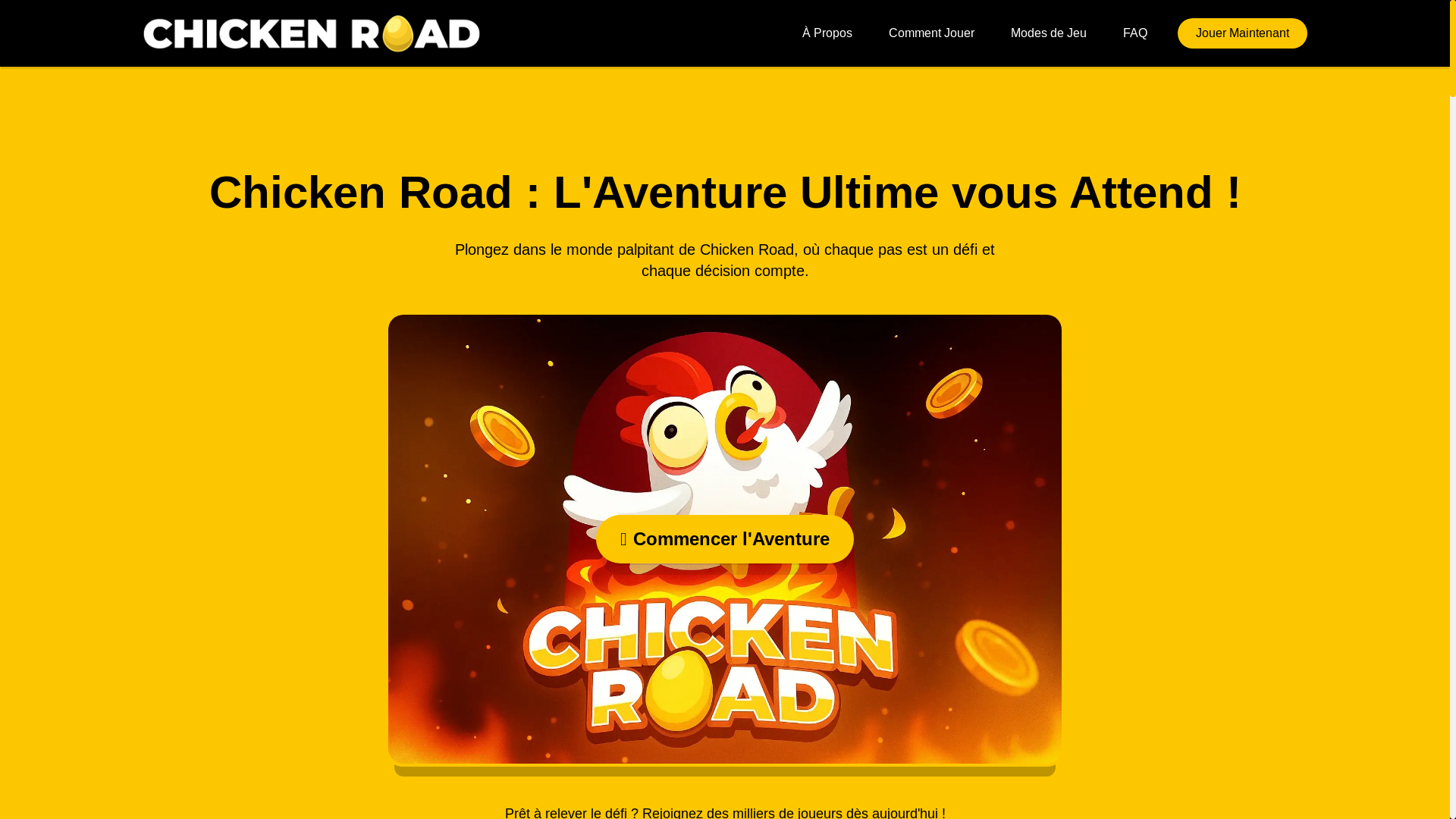 website screenshot of https://chickenroadsfr.com/