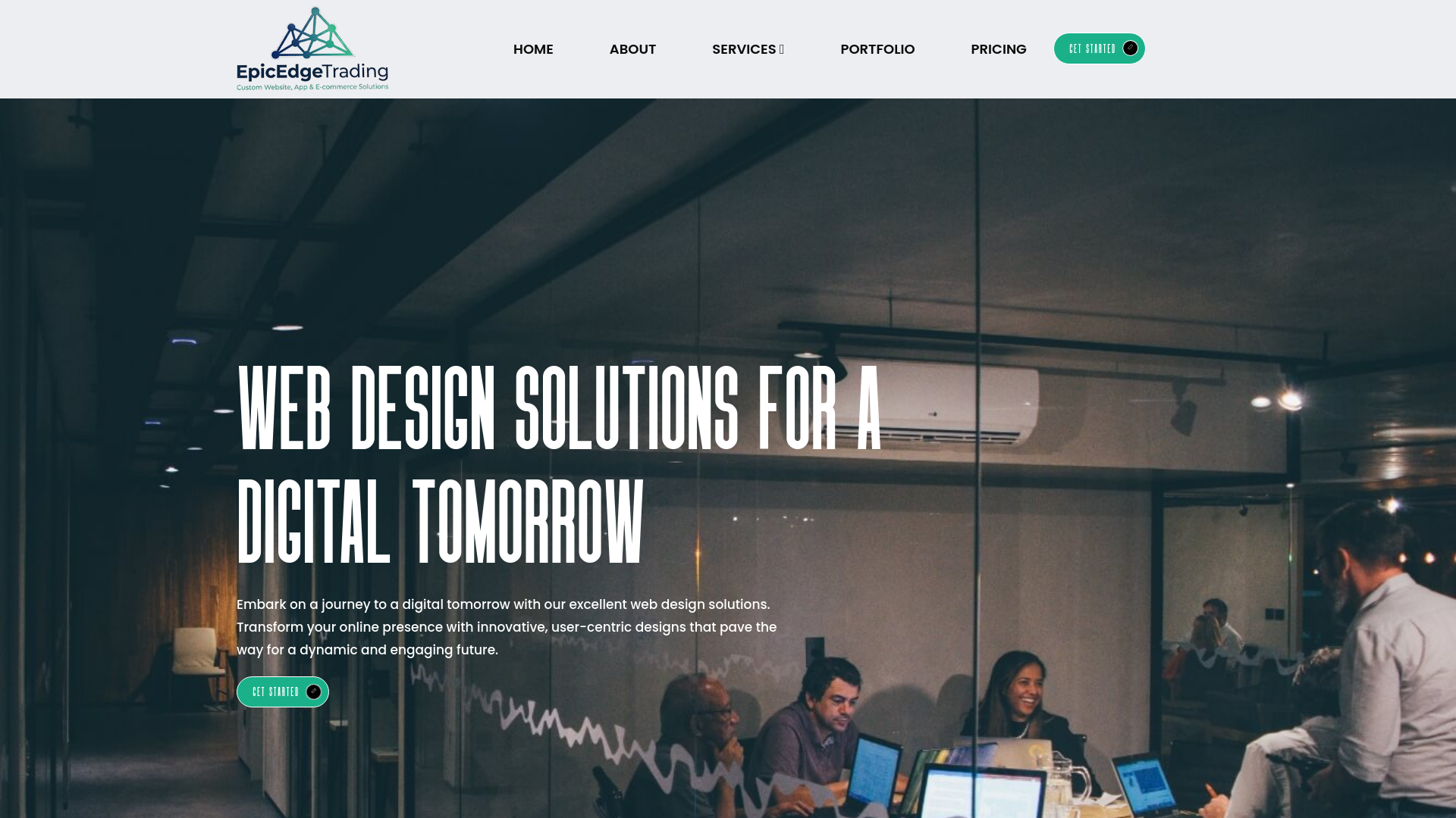 website screenshot of https://epicedgetrading.org