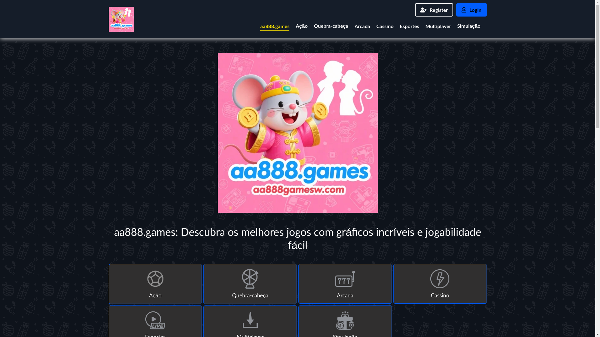 website screenshot of https://aa888gamesw.com/