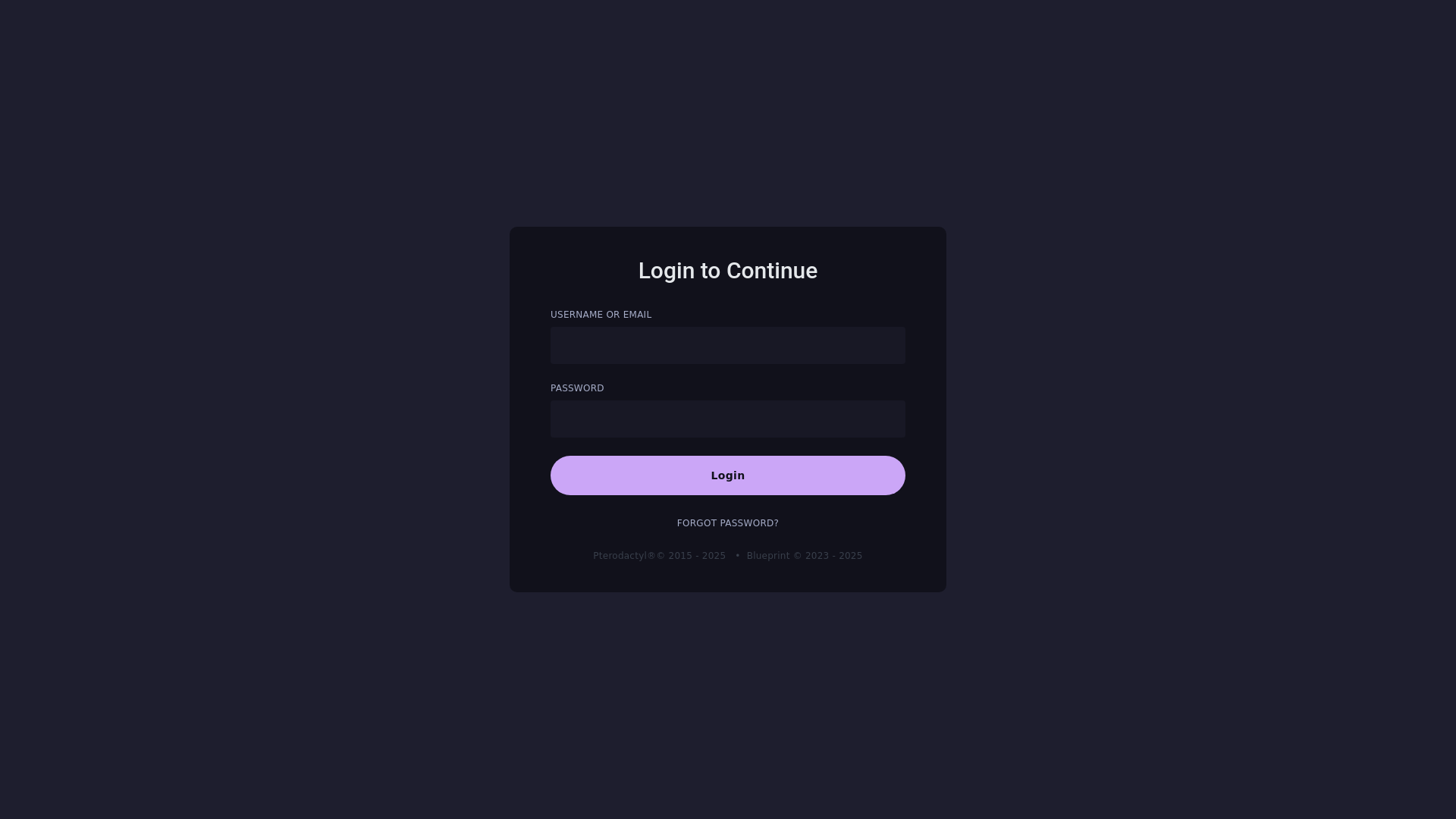 website screenshot of https://panel.wrendlihub.dev/