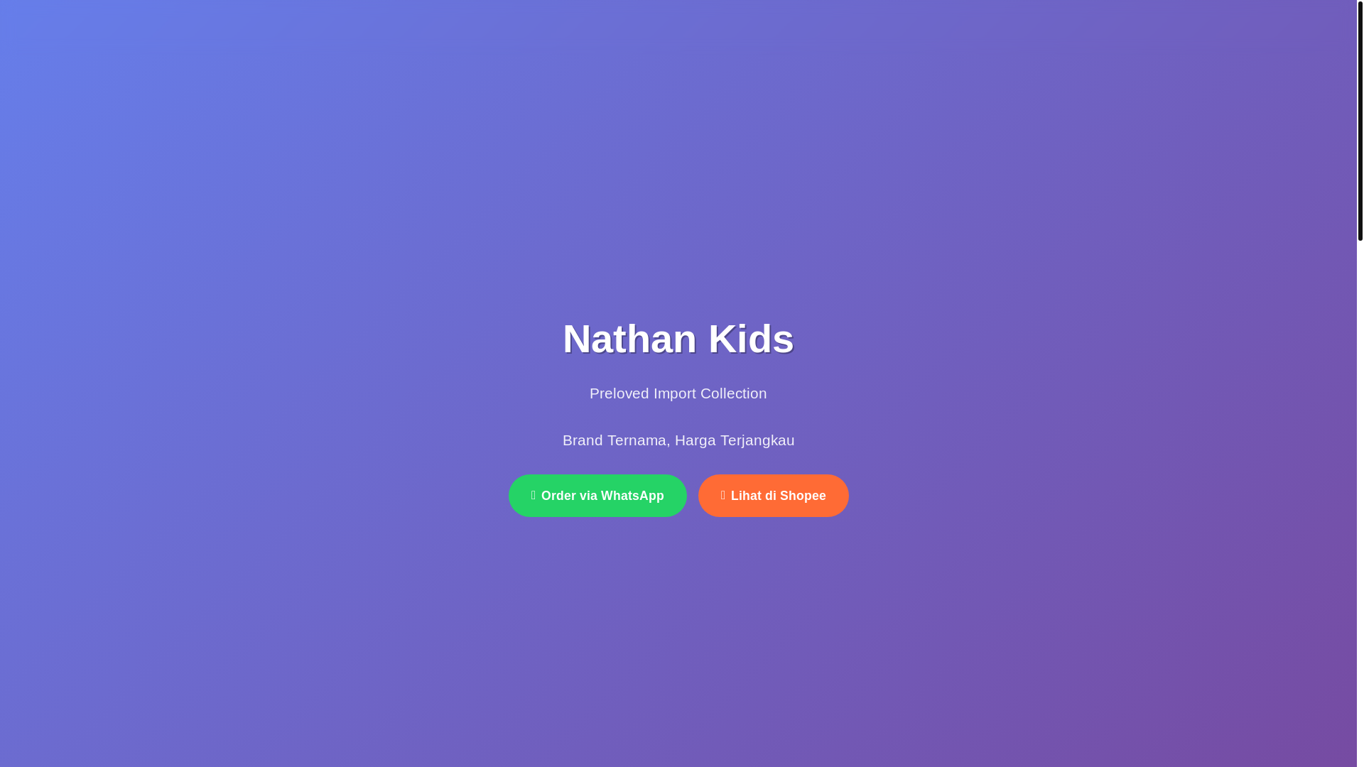 website screenshot of https://nathankids.id/