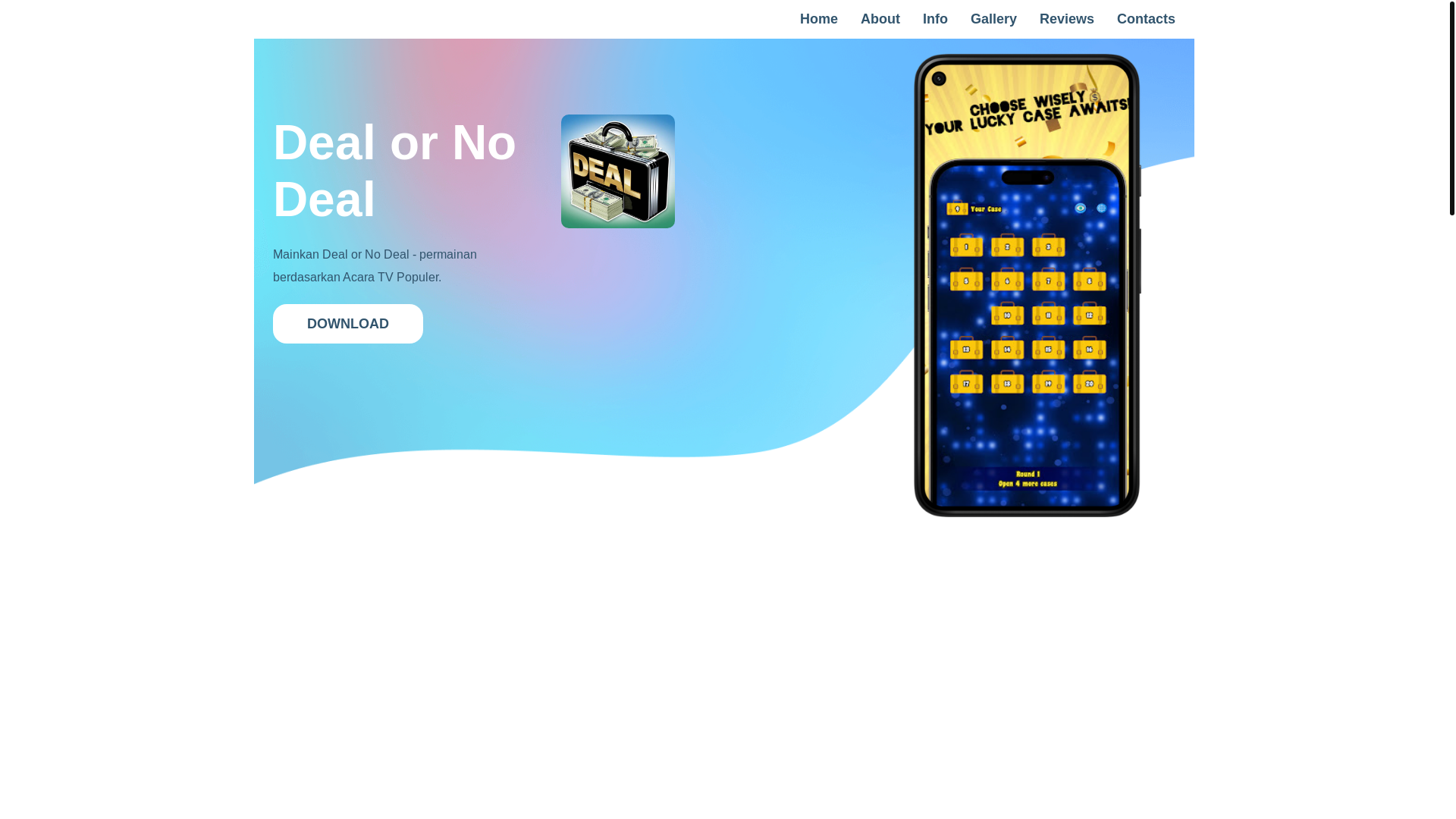 website screenshot of https://dokadealin.site/