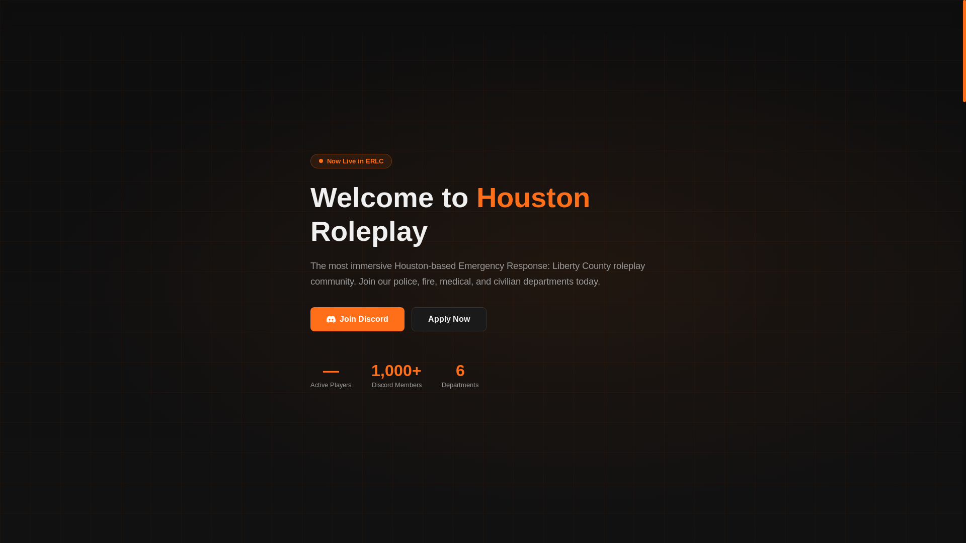 website screenshot of https://houston-rp.pages.dev/