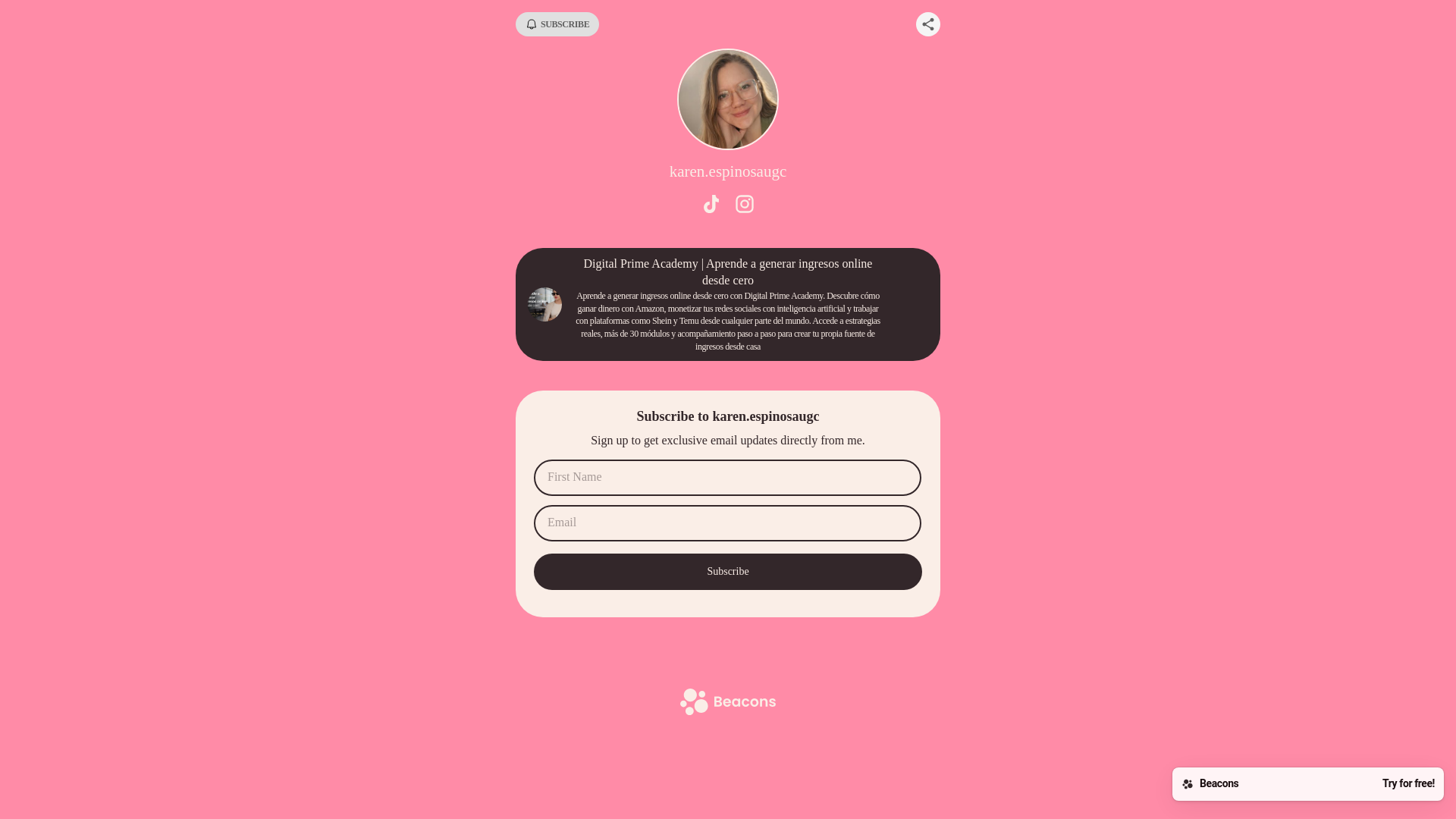 website screenshot of https://karenespinosaugc.com/
