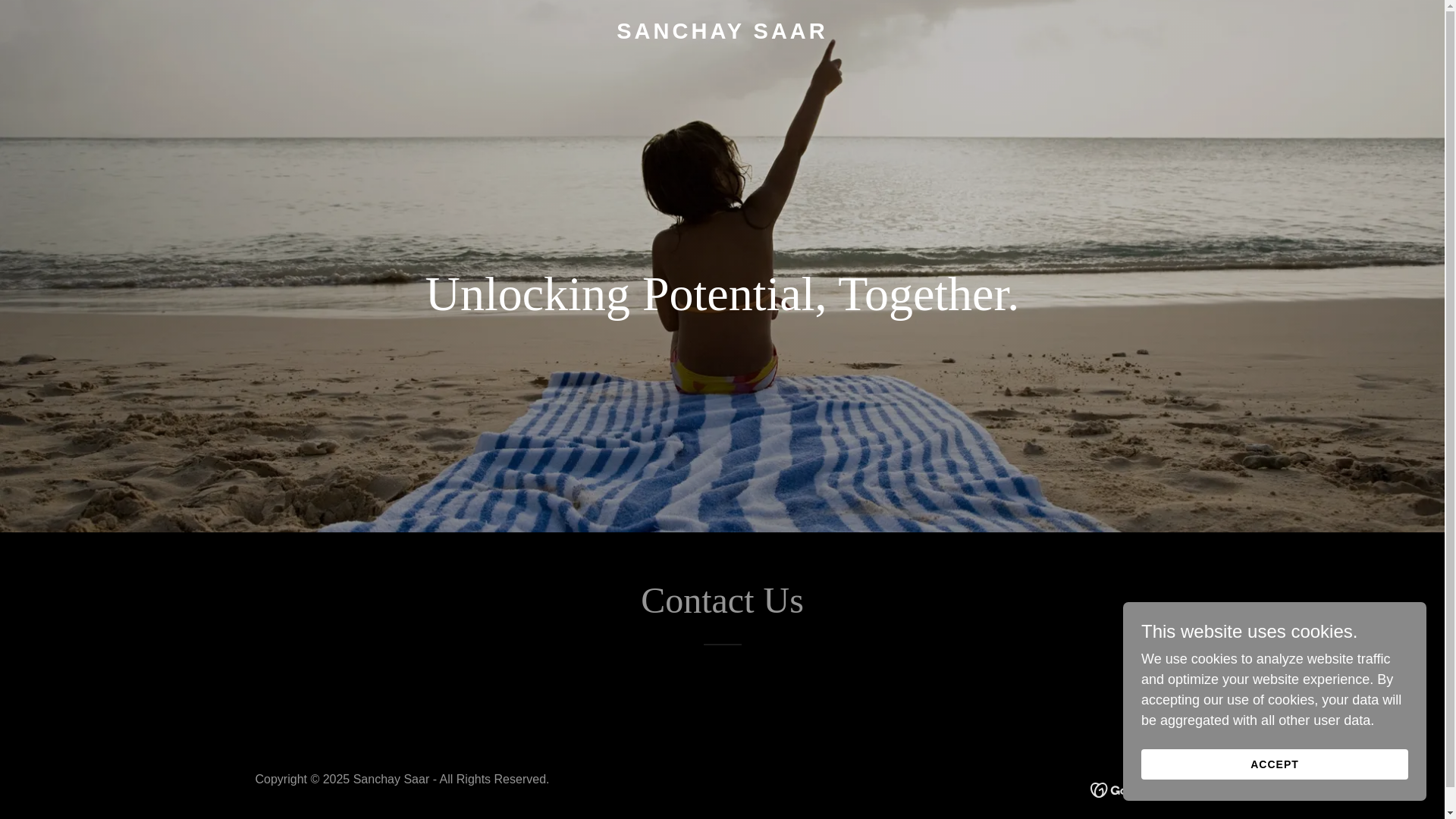 website screenshot of https://sanchaysaar.com/