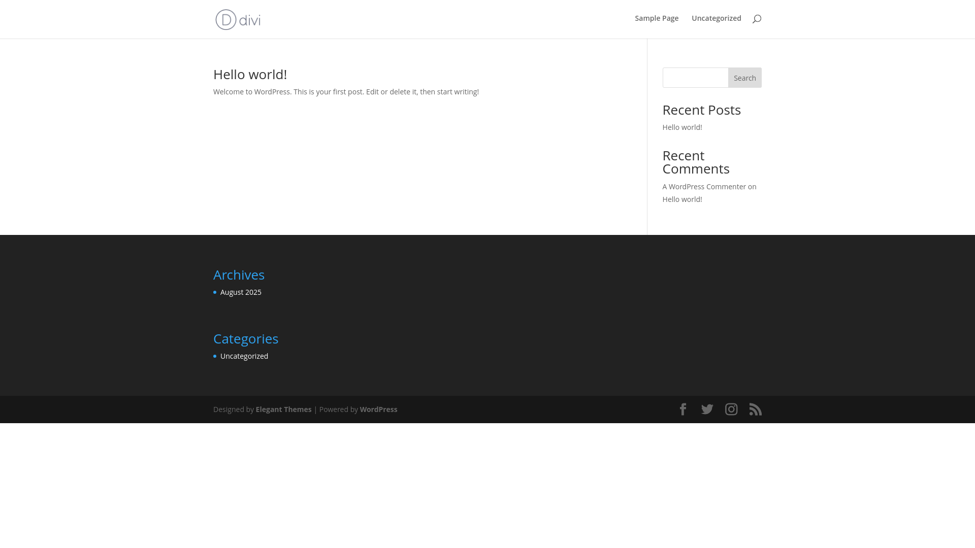 website screenshot of https://asundayproject.com/