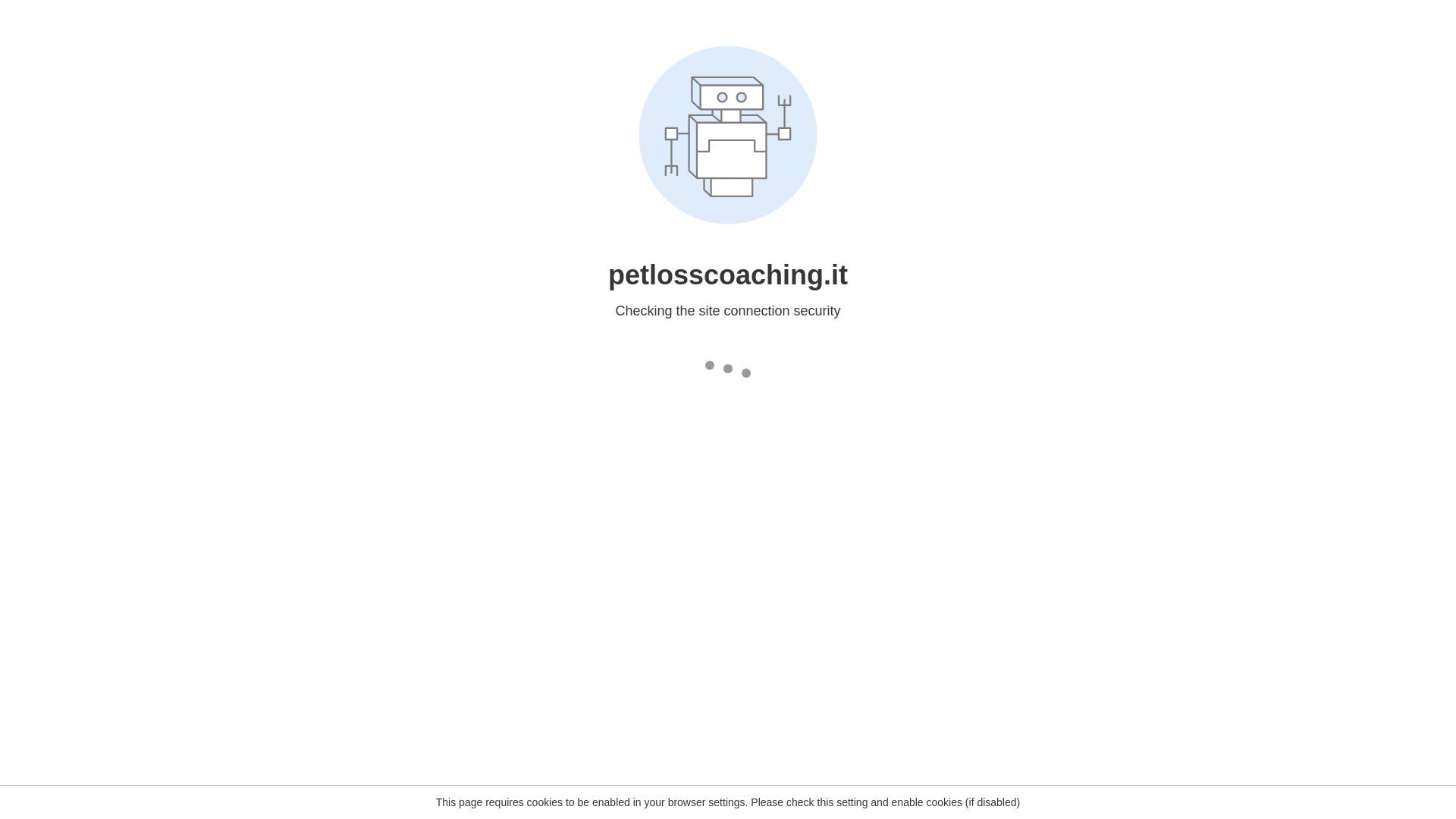 website screenshot of https://petlosscoaching.it/