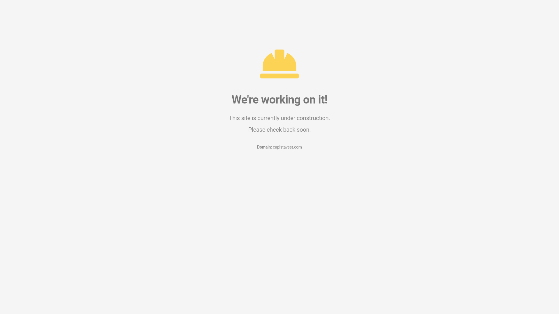 website screenshot of https://capistavest.com/