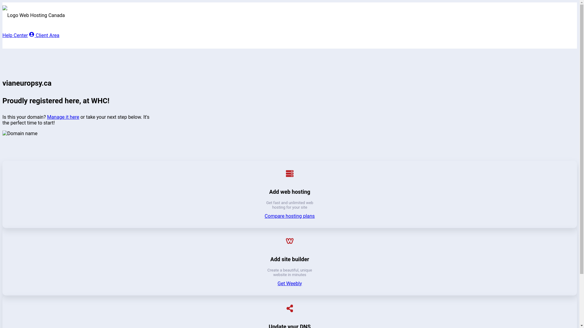website screenshot of https://vianeuropsy.ca/