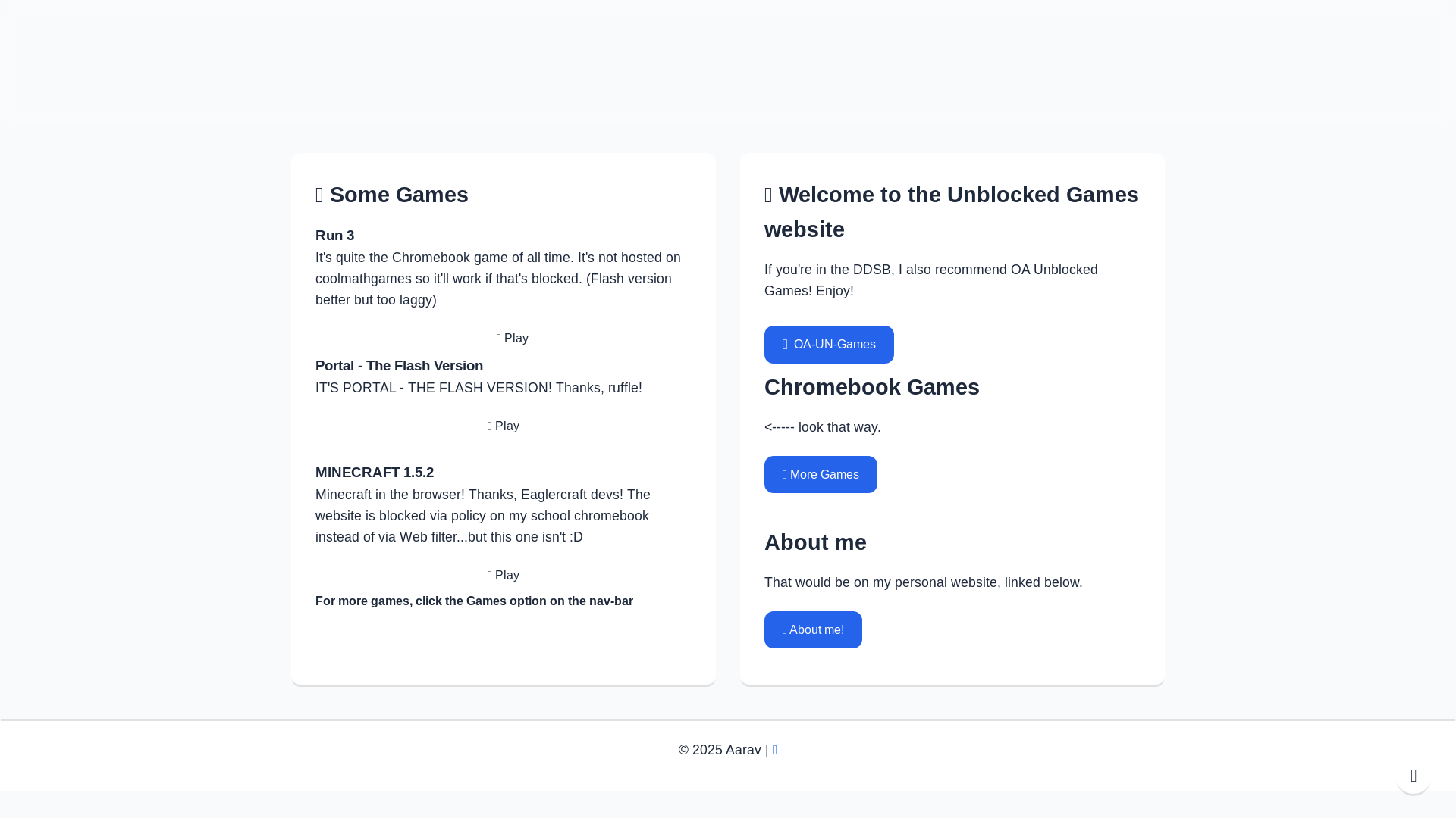 website screenshot of https://chromebookgames.pages.dev/