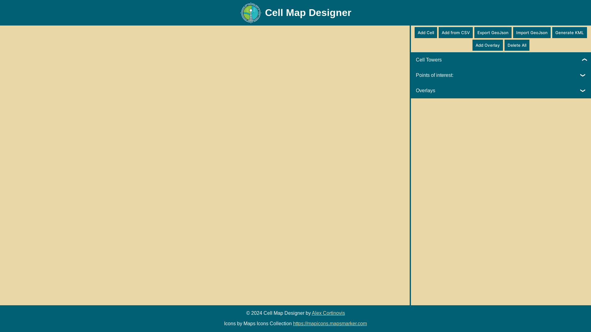 website screenshot of https://cellmap.pages.dev/