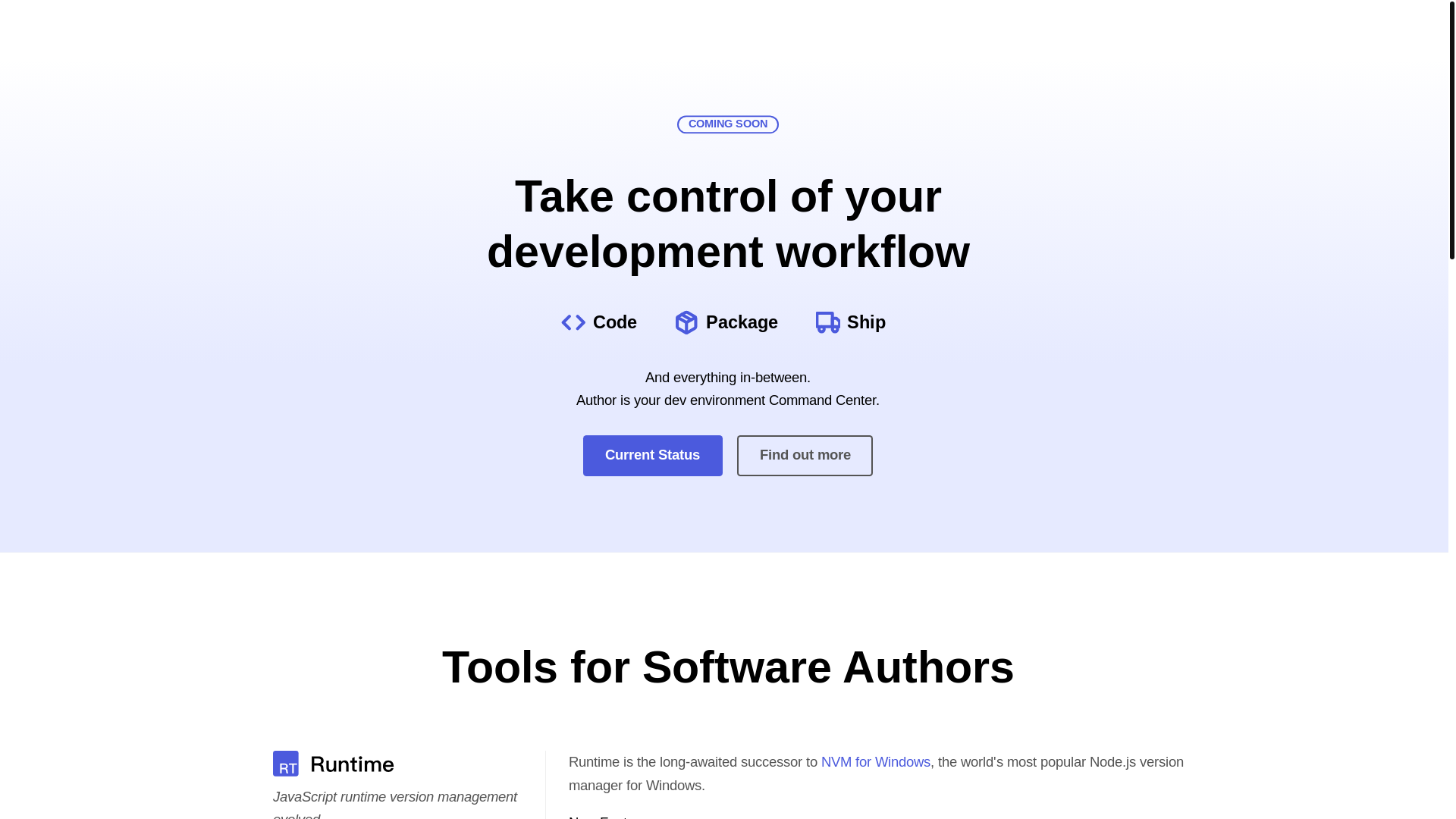 website screenshot of https://author-io.pages.dev/