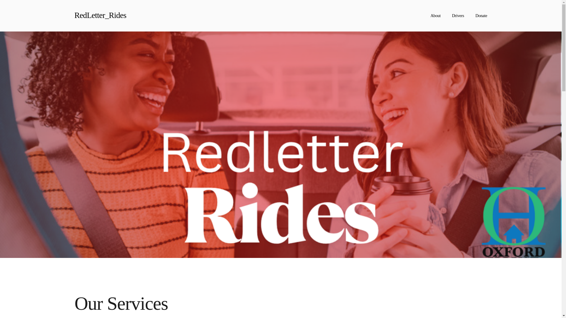 website screenshot of https://redletterrides.org/