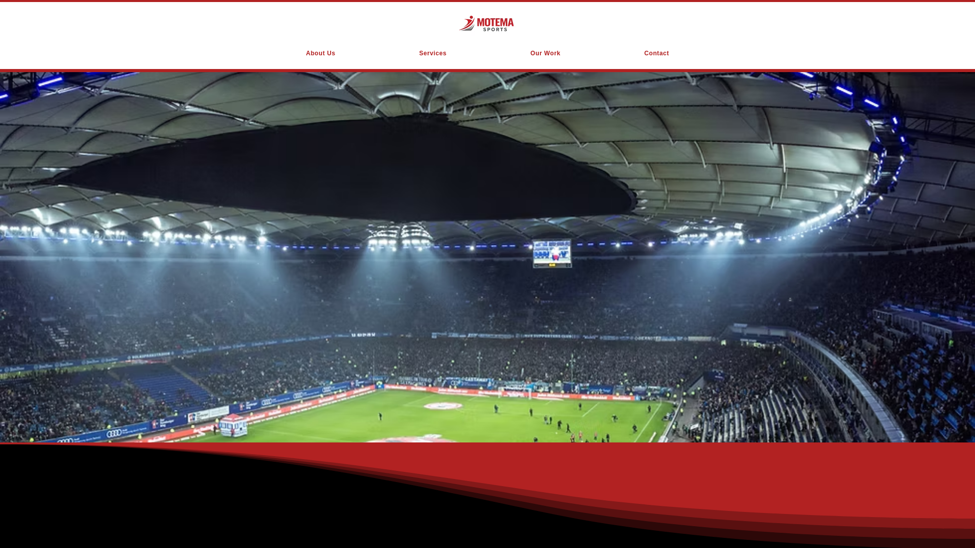 website screenshot of https://motemasports.com/