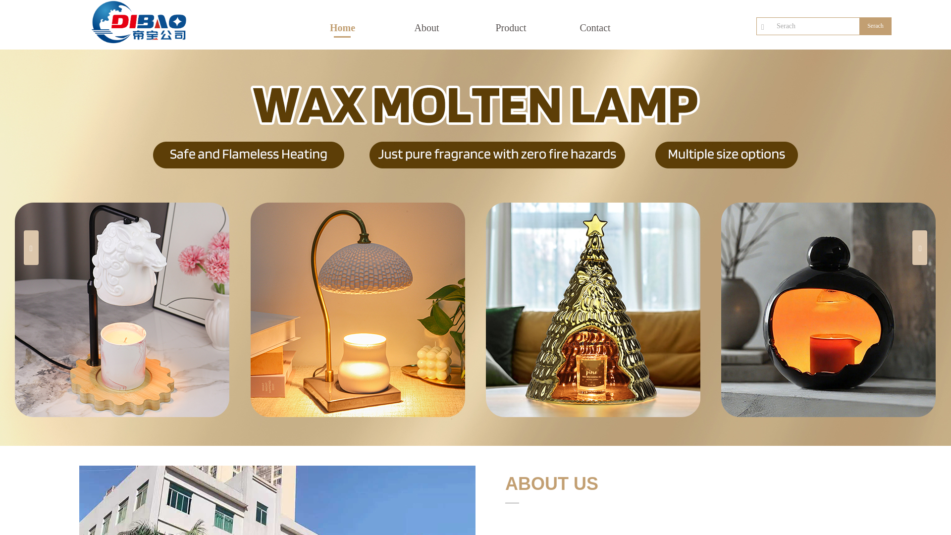 website screenshot of https://dibaoaroma.com/