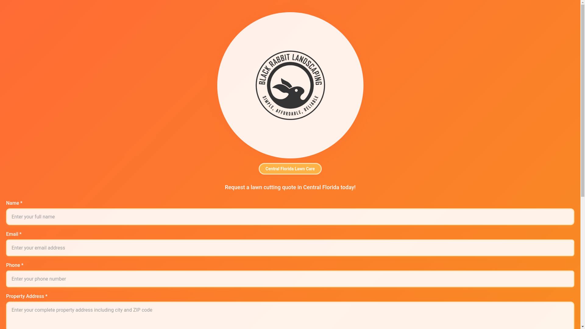 website screenshot of https://blackrabbitllc.org/