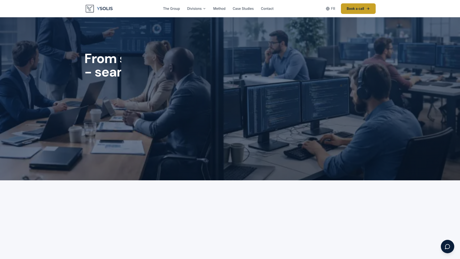 website screenshot of https://ysolisgroup.com/