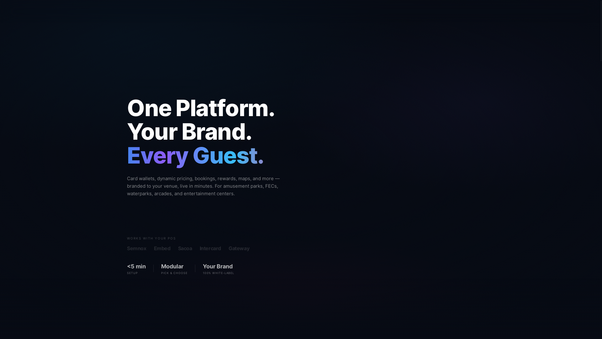 website screenshot of https://amusement.app/