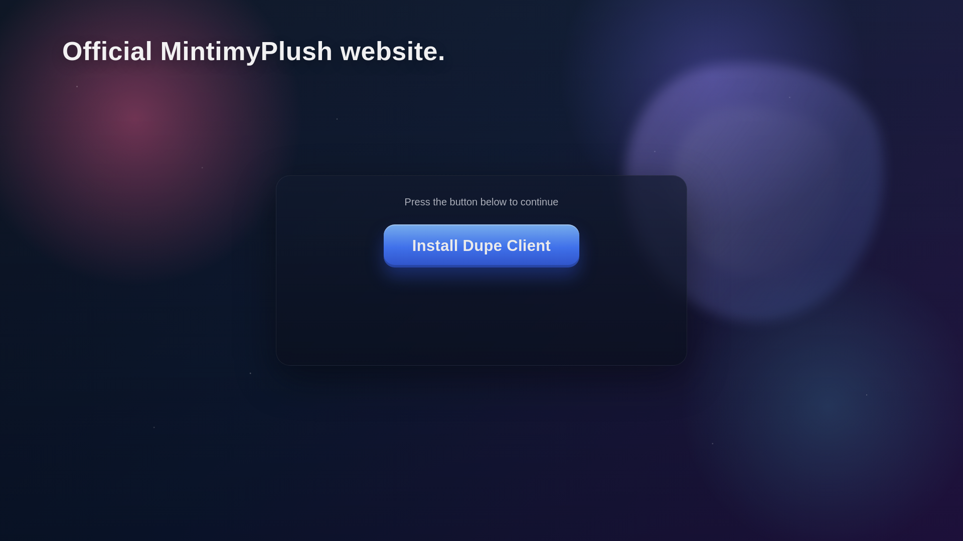 website screenshot of https://mintimy.com